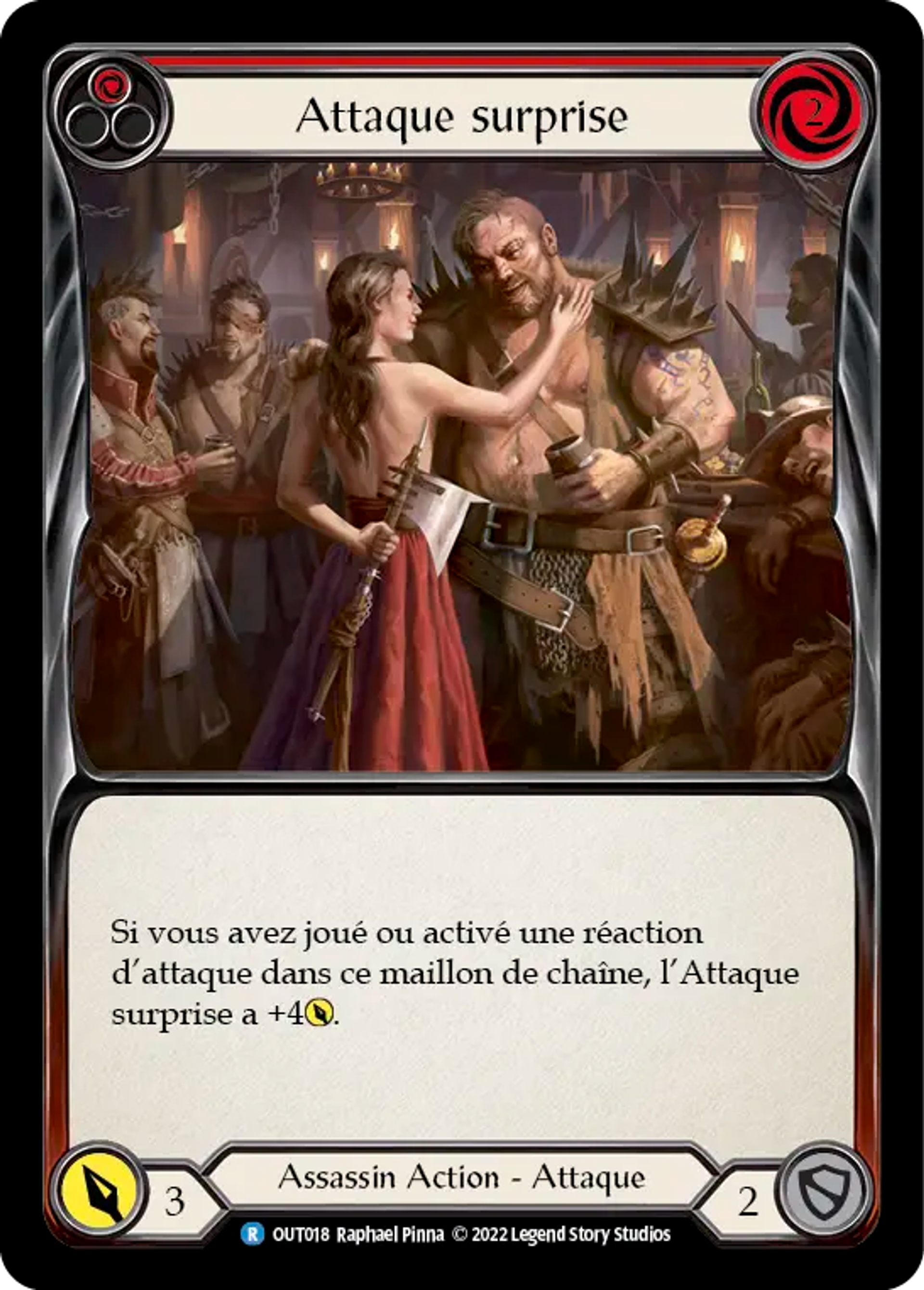 Attaque surprise — Outsiders — Flesh and Blood