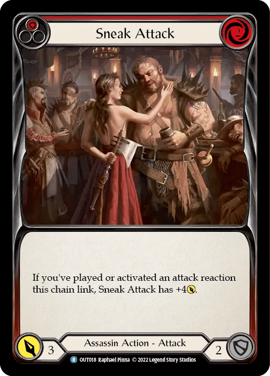 Sneak Attack (Red) — Outsiders — Flesh and Blood