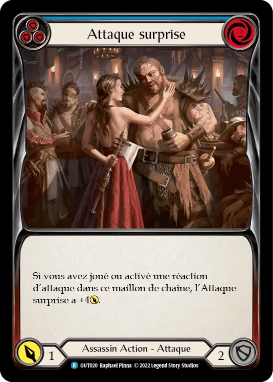 Attaque surprise — Outsiders — Flesh and Blood