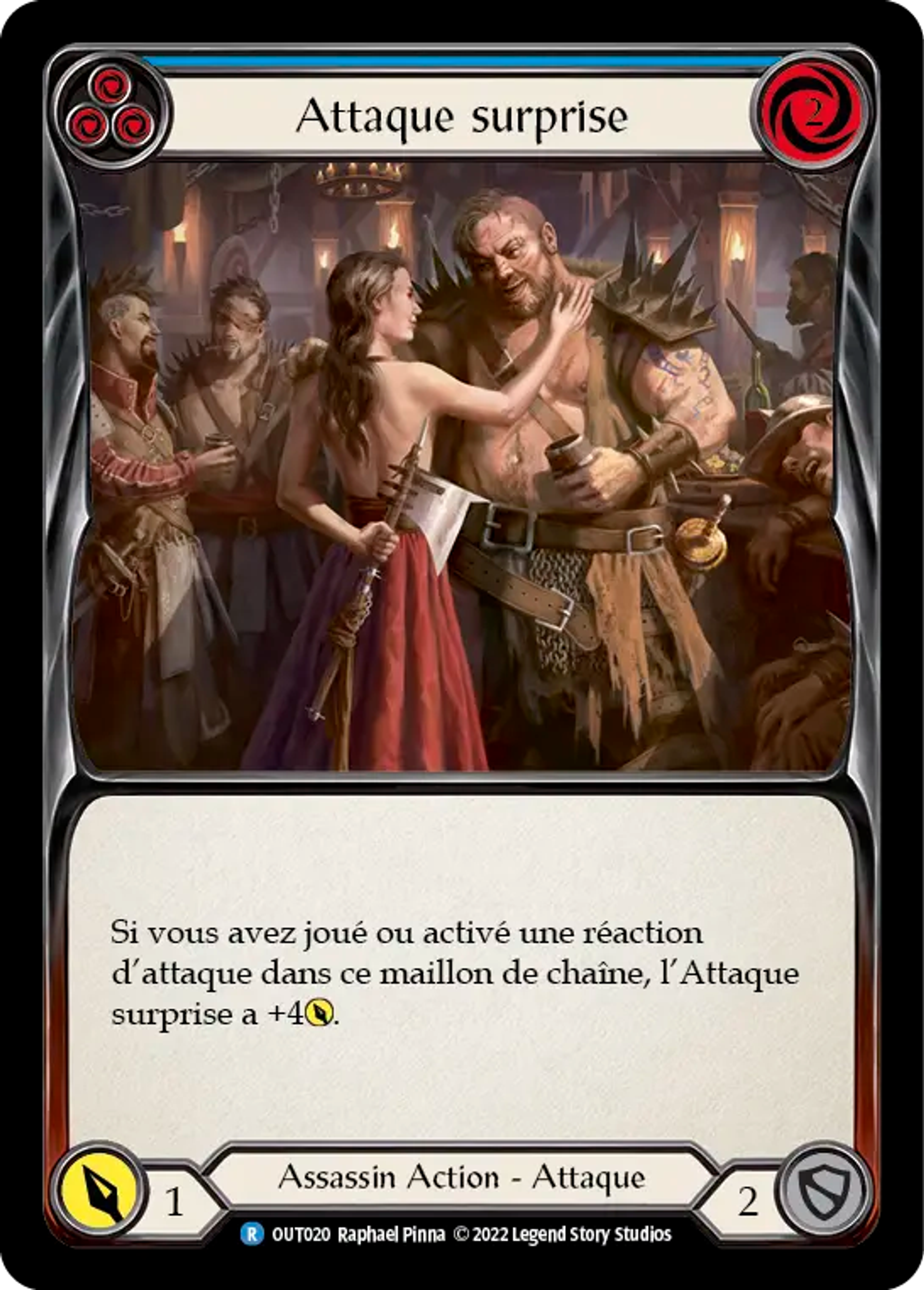 Attaque surprise — Outsiders — Flesh and Blood