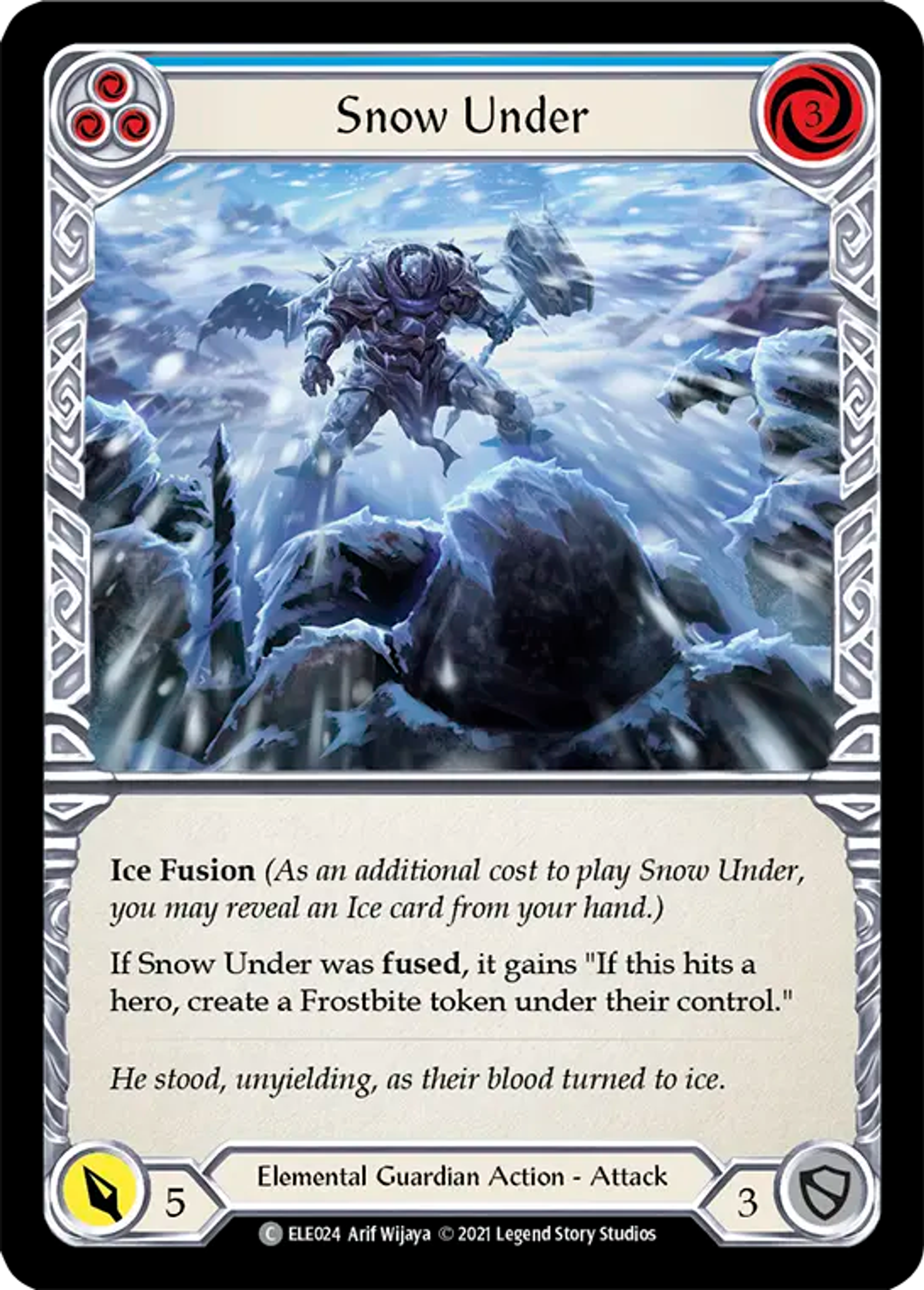 Snow Under (Blue) — Tales of Aria — Flesh and Blood