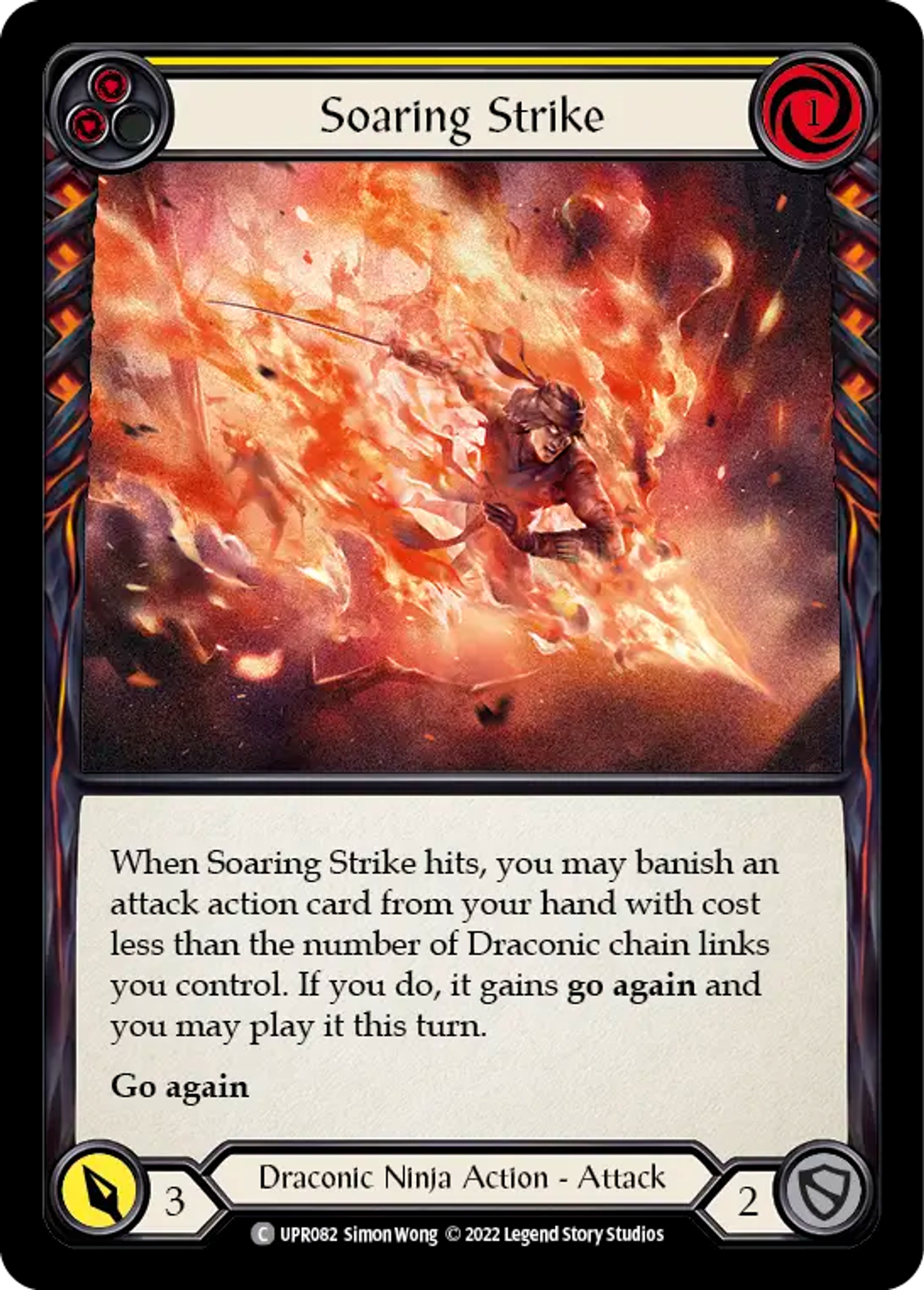 Soaring Strike (Yellow) — Uprising — Flesh and Blood