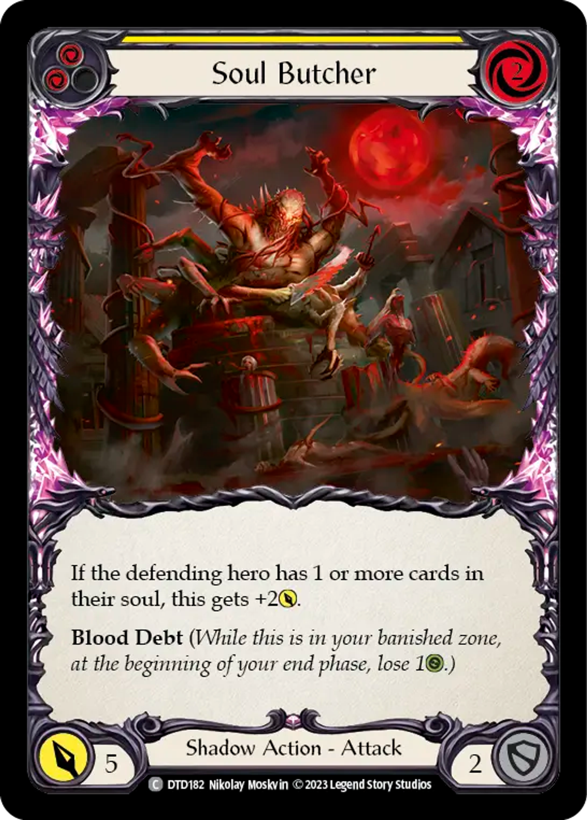 Soul Butcher (Yellow) — Dusk till Dawn — Flesh and Blood