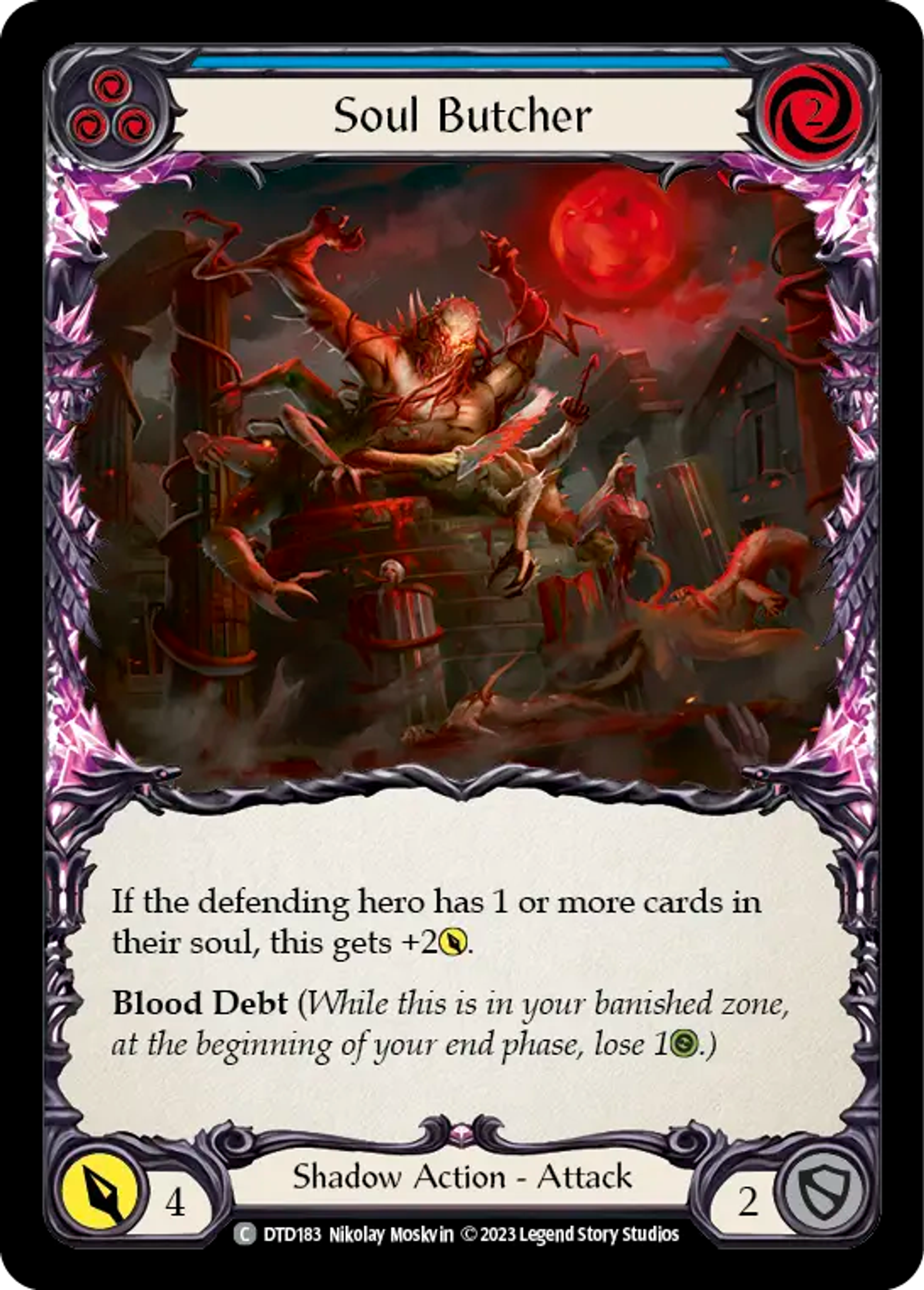 Soul Butcher (Blue) — Dusk till Dawn — Flesh and Blood