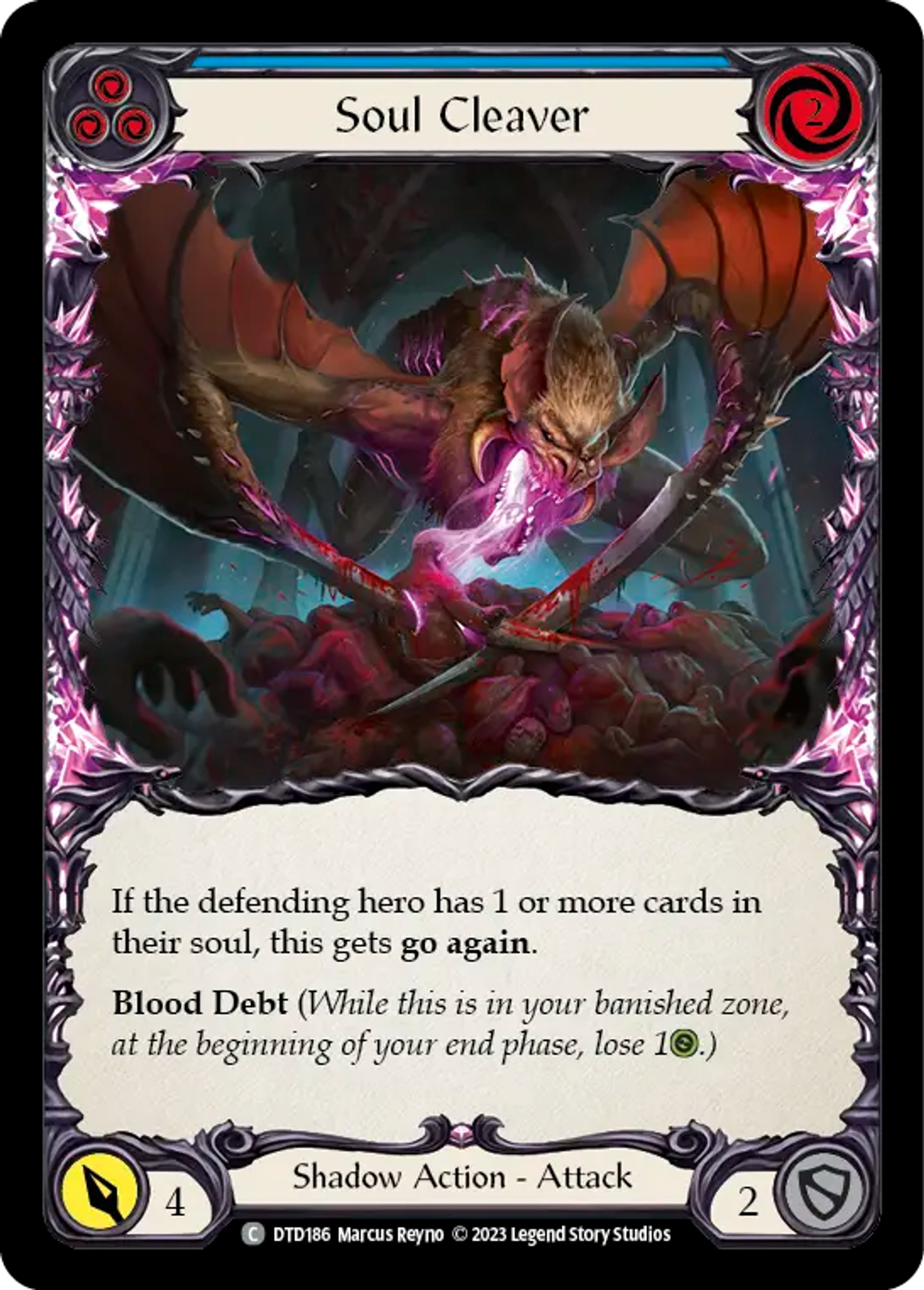 Soul Cleaver (Blue) — Dusk till Dawn — Flesh and Blood