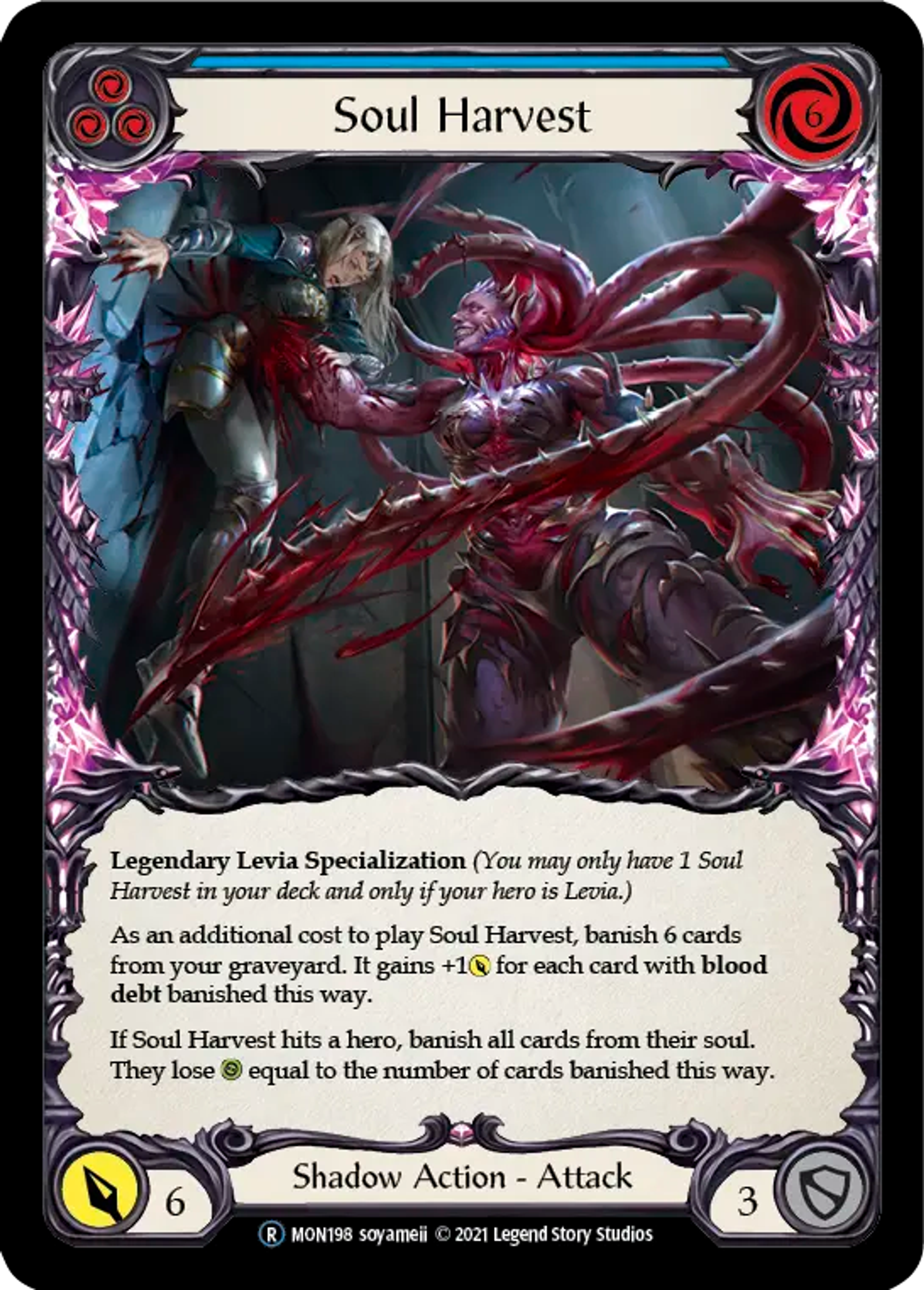 Soul Harvest (Blue) — Monarch - Unlimited — Flesh and Blood