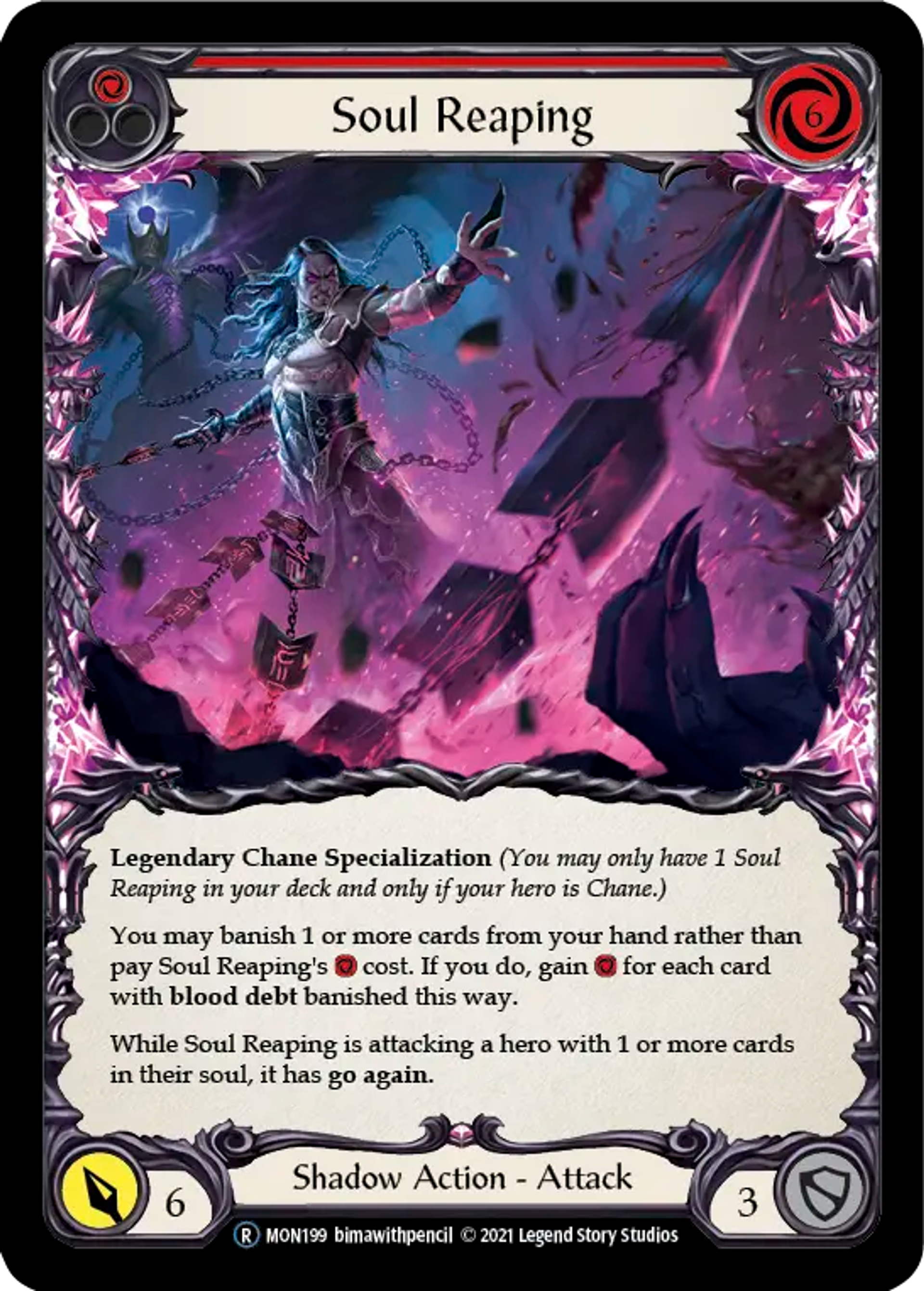 Soul Reaping (Red) — Monarch - Unlimited — Flesh and Blood