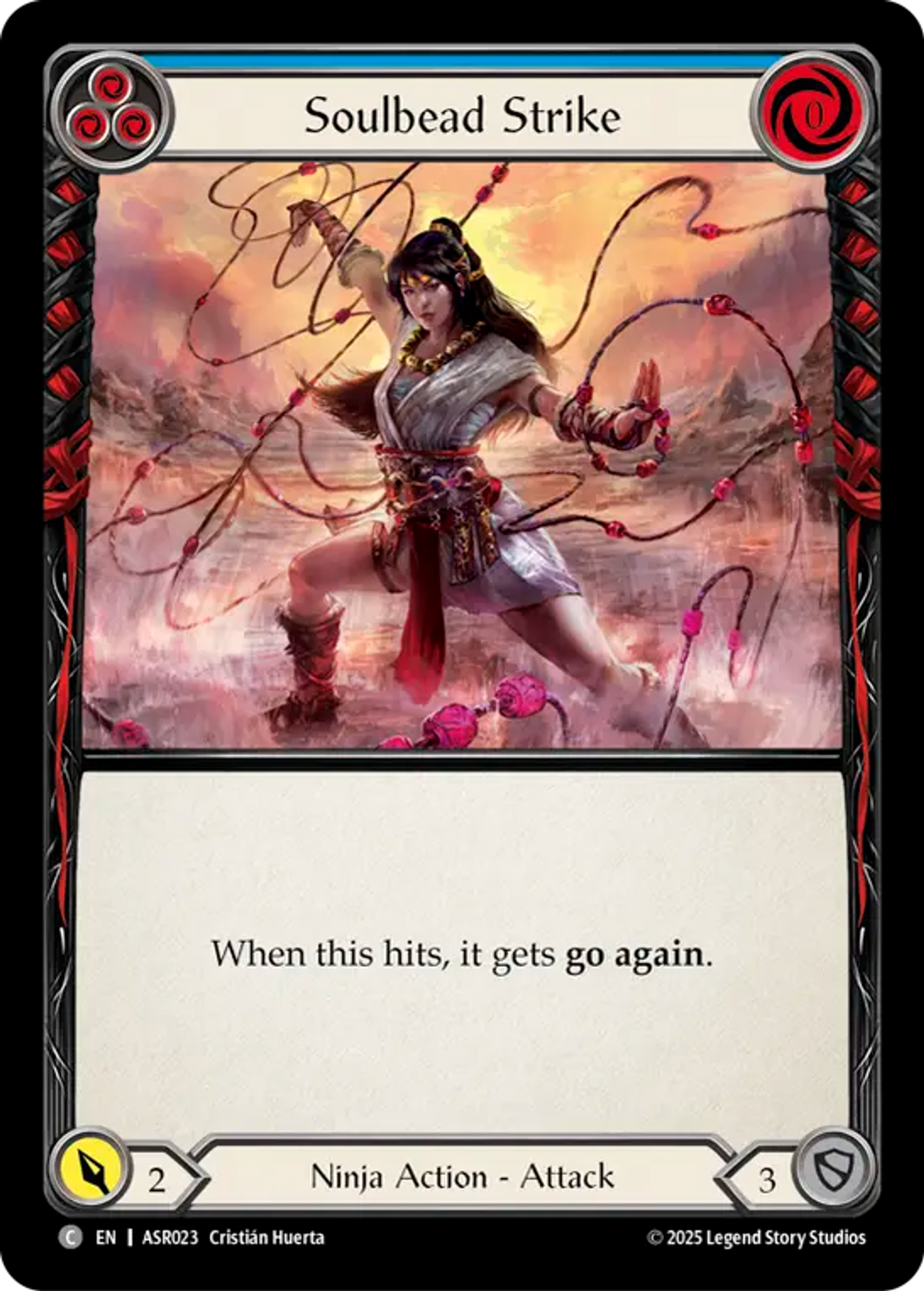 Soulbead Strike (Blue) — Armory Deck - Ira, Scarlet Revenger — Flesh and Blood