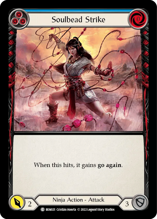 Soulbead Strike (Blue) — Benji - Blitz Deck — Flesh and Blood