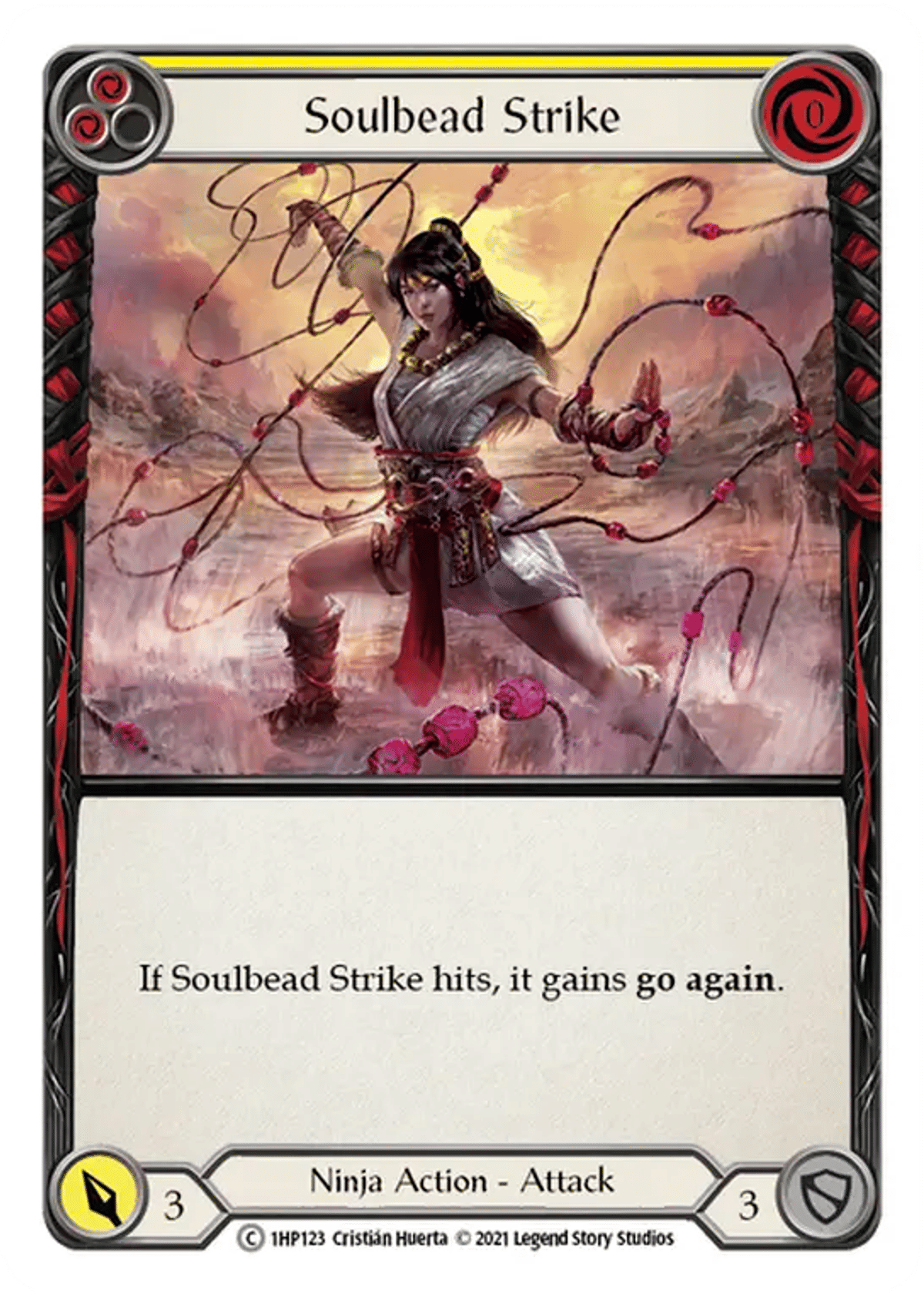 Soulbead Strike (Yellow) from History Pack 1 - Flesh and Blood
