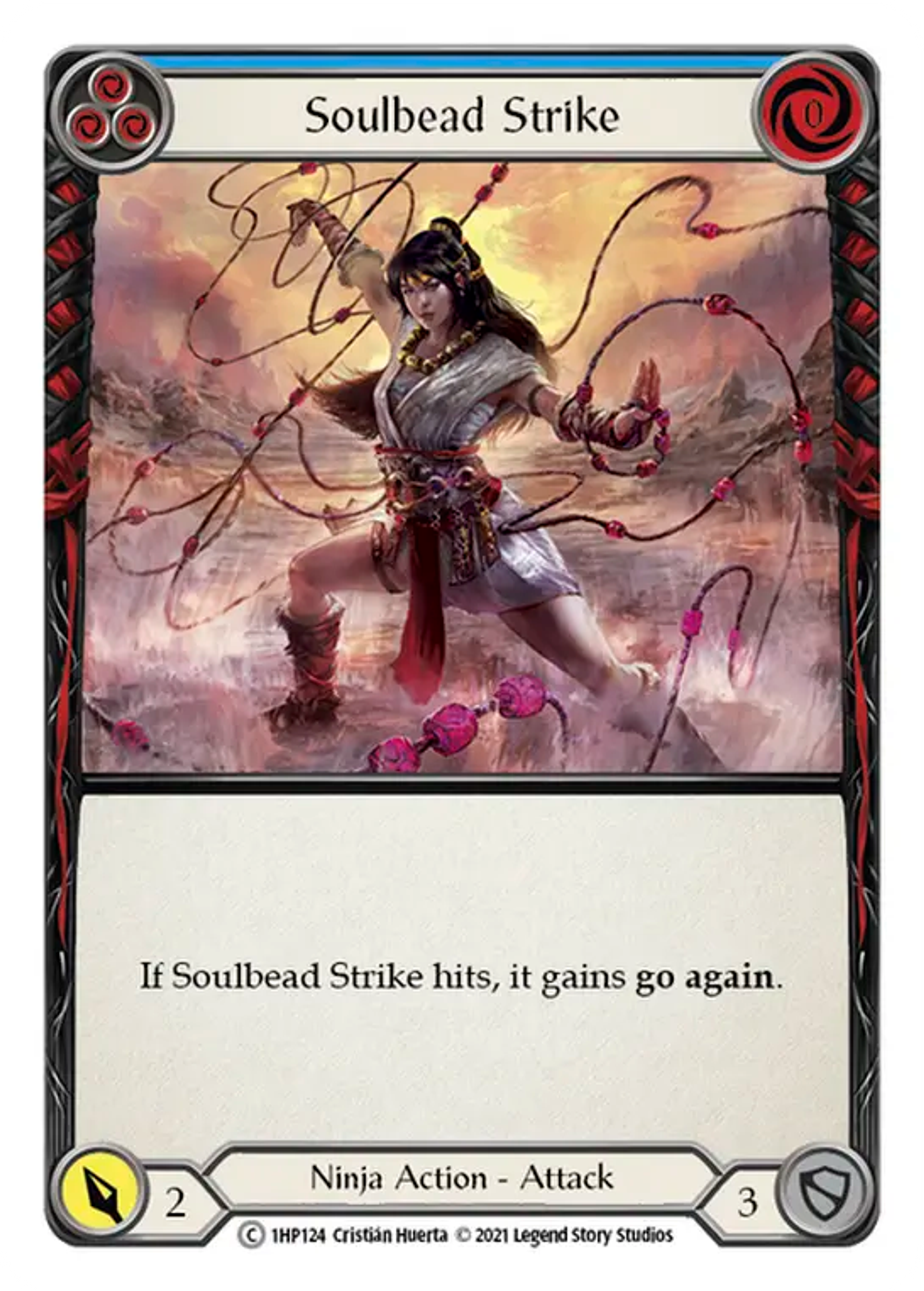 Soulbead Strike (Blue) — History Pack 1 — Flesh and Blood