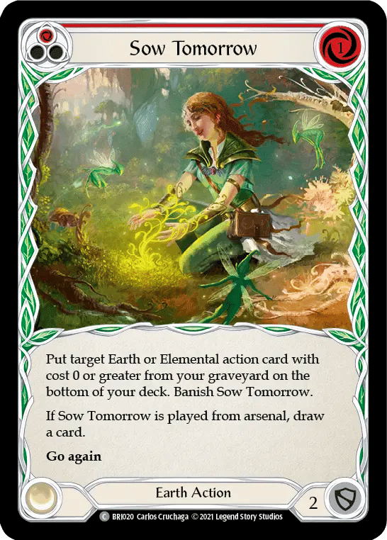 Sow Tomorrow (Red) — Briar - Blitz Deck — Flesh and Blood