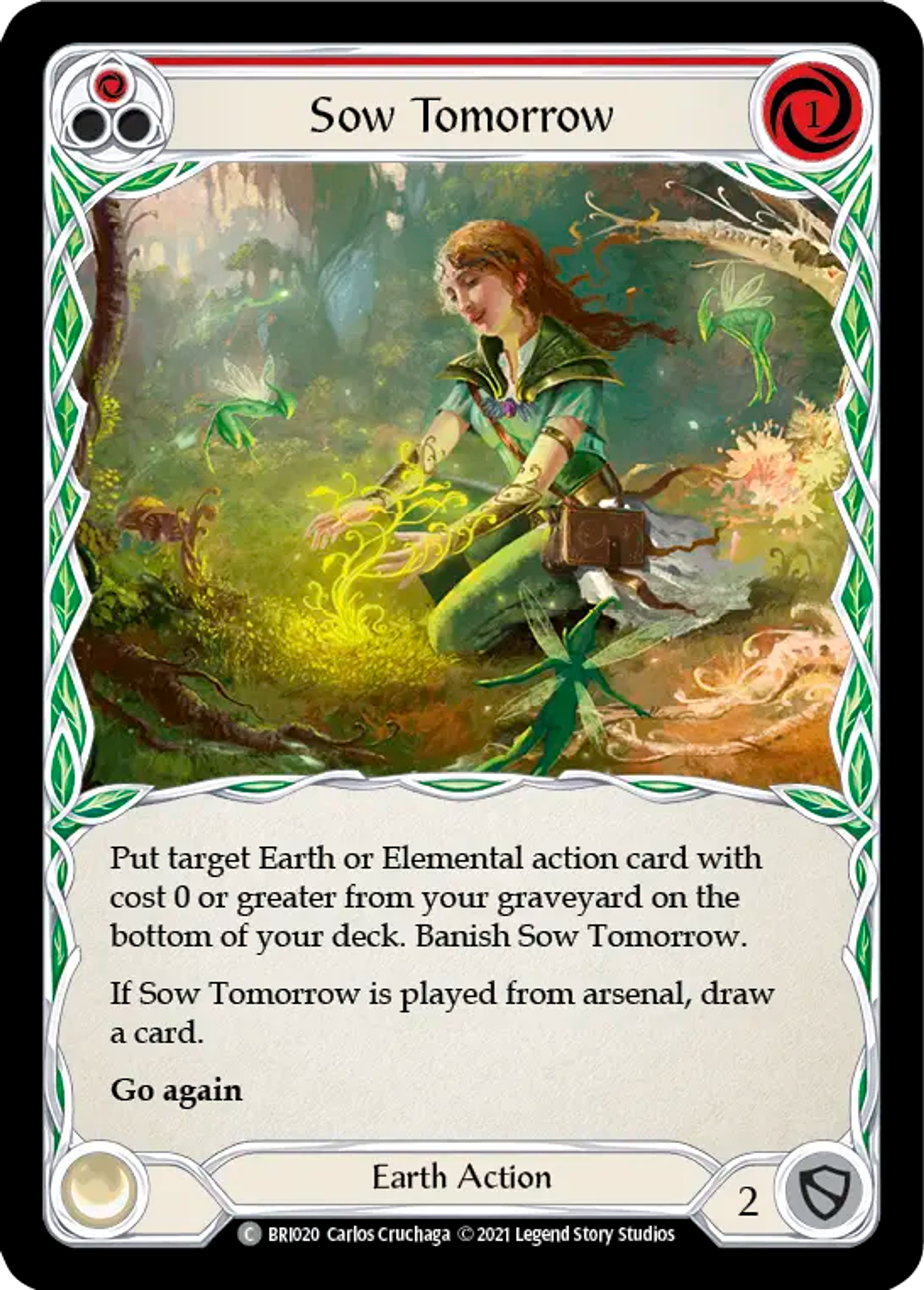 Sow Tomorrow (Red) — Briar - Blitz Deck — Flesh and Blood