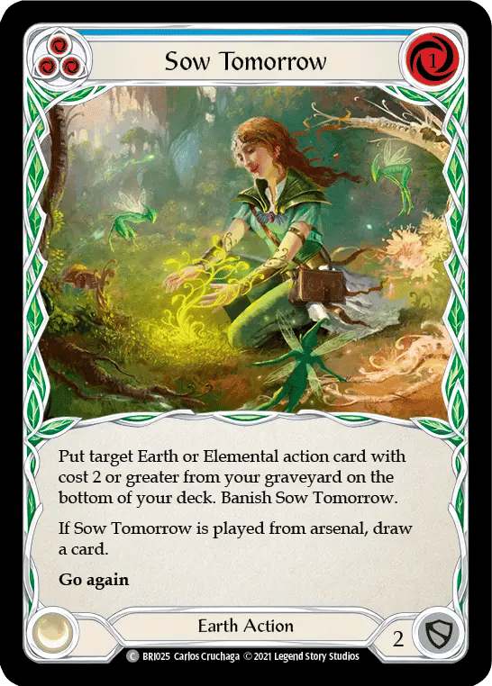 Sow Tomorrow (Blue) — Briar - Blitz Deck — Flesh and Blood