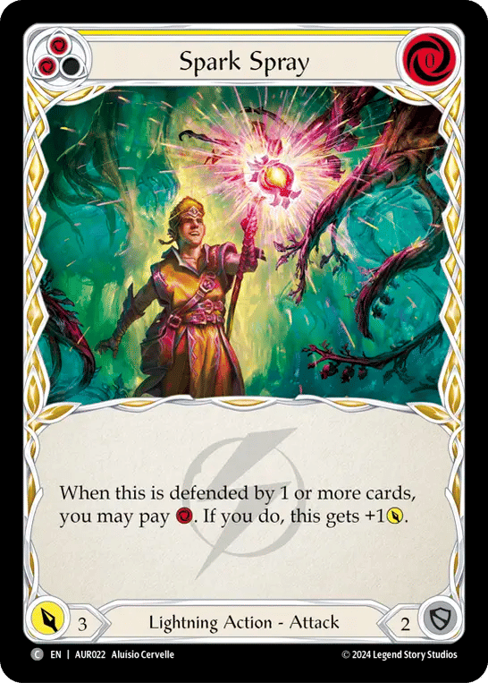 Spark Spray (Yellow) — 1st Strike - Aurora — Flesh and Blood