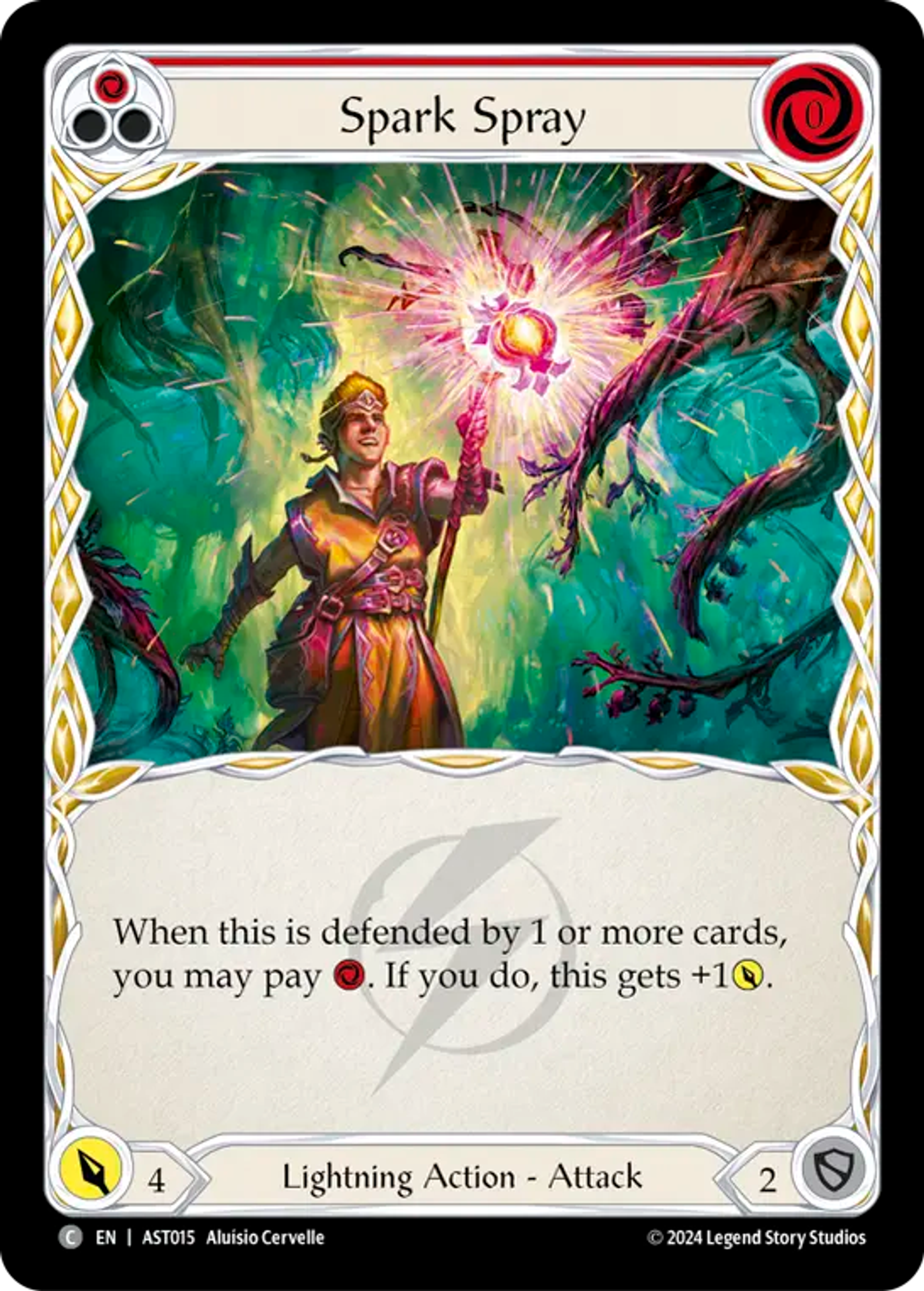 Giclée d’étincelles — Armory Deck - Aurora, Shooting Star — Flesh and Blood