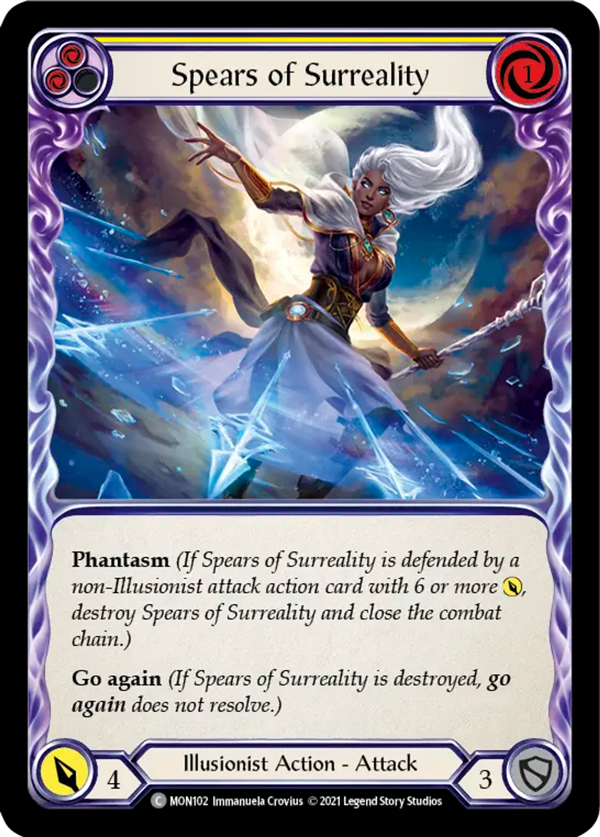 Spears of Surreality (Yellow) — Monarch — Flesh and Blood