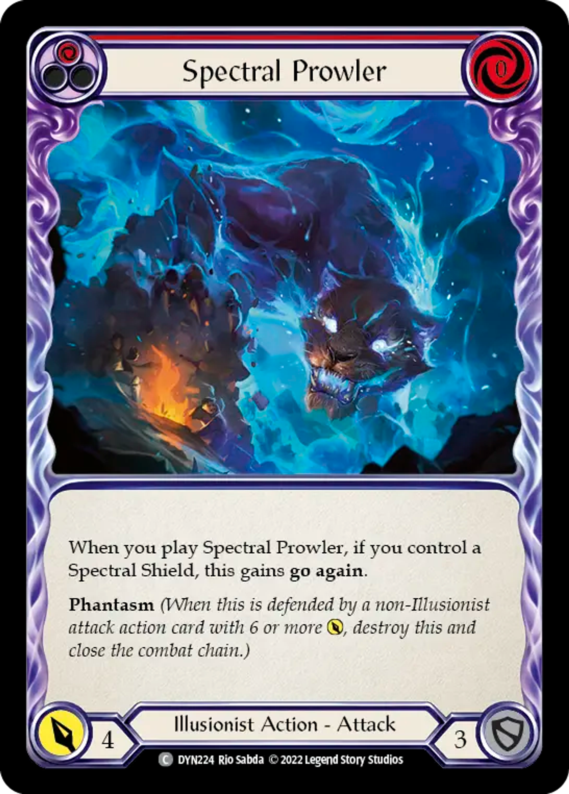 Spectral Prowler (Red) — Dynasty — Flesh and Blood