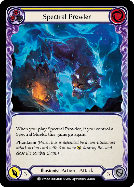 Spectral Prowler (Yellow) — Dynasty — Flesh and Blood