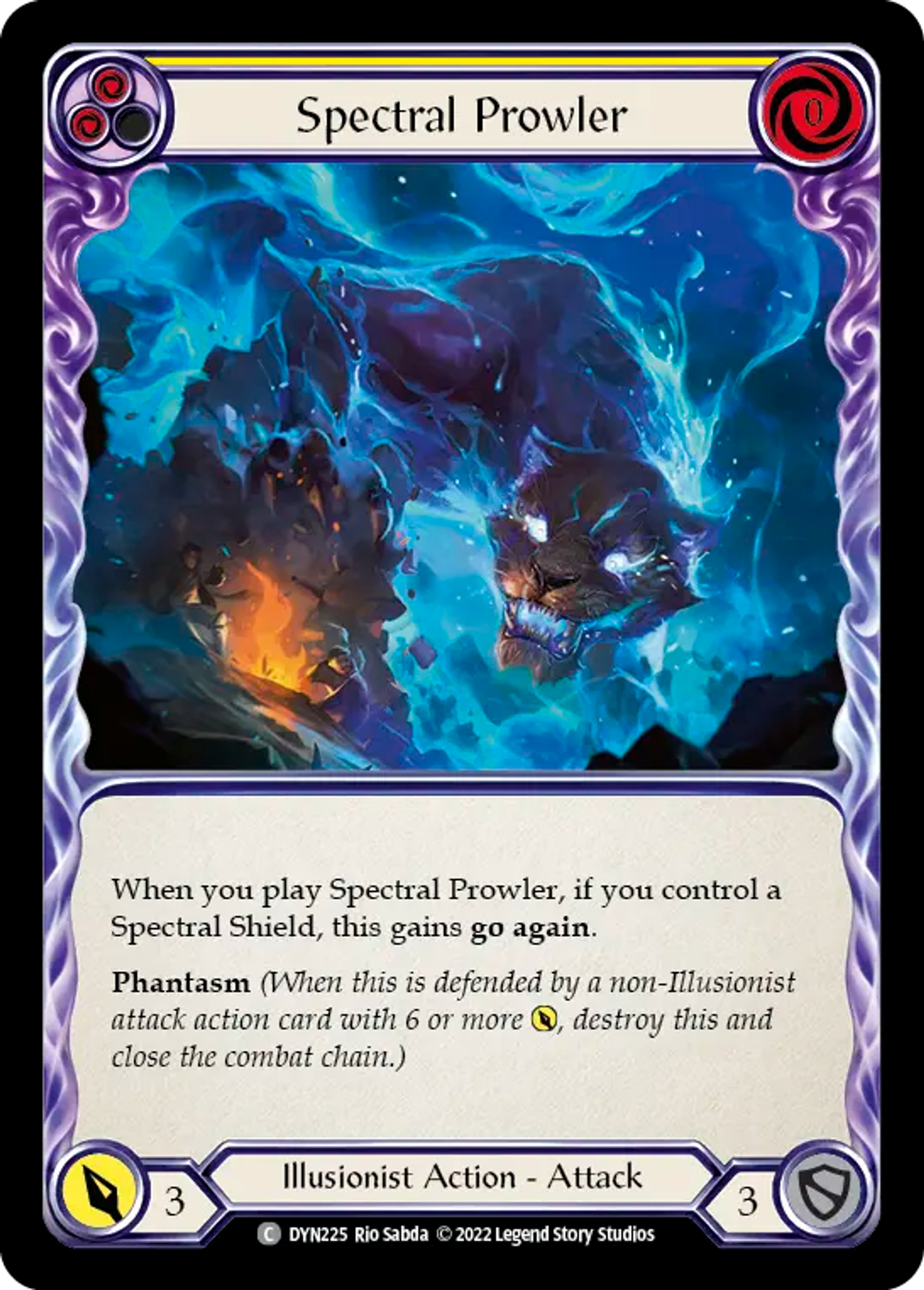 Spectral Prowler (Yellow) — Dynasty — Flesh and Blood