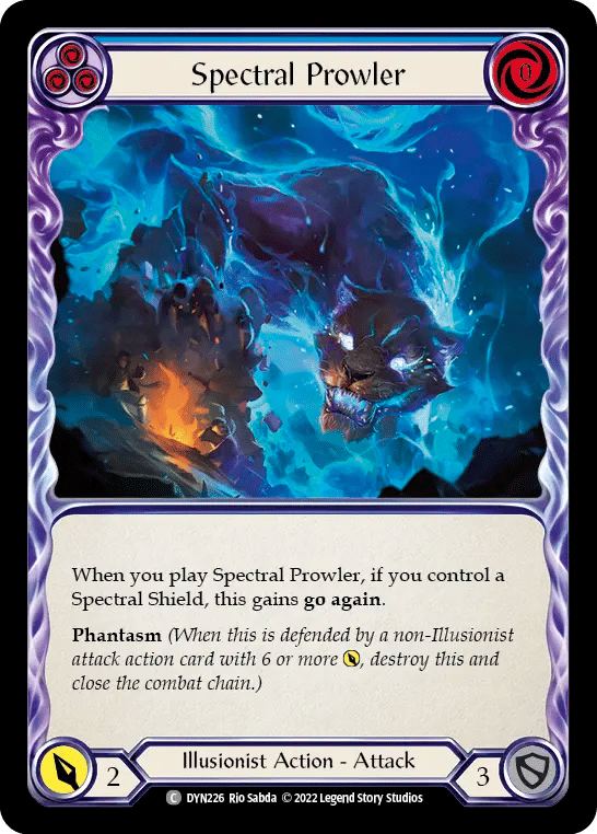 Spectral Prowler (Blue) — Dynasty — Flesh and Blood