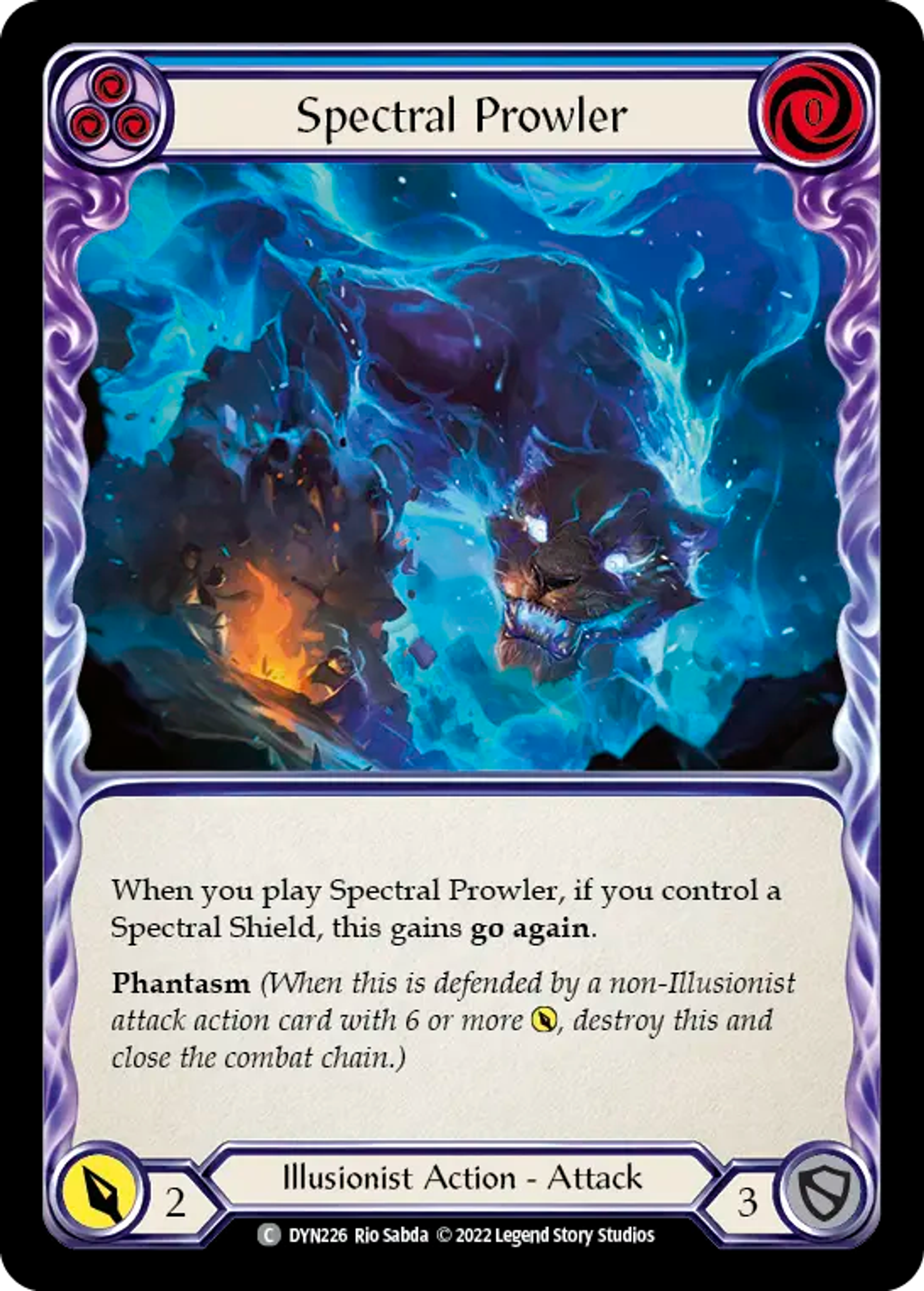 Spectral Prowler (Blue) — Dynasty — Flesh and Blood