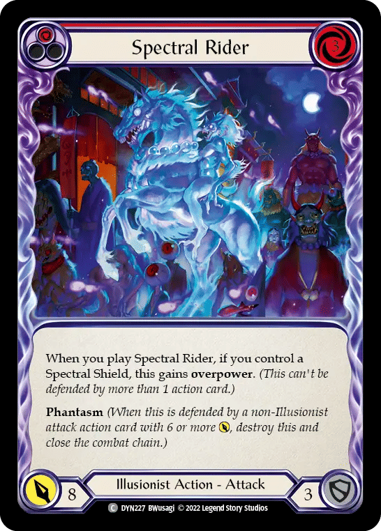 Spectral Rider (Red) — Dynasty — Flesh and Blood