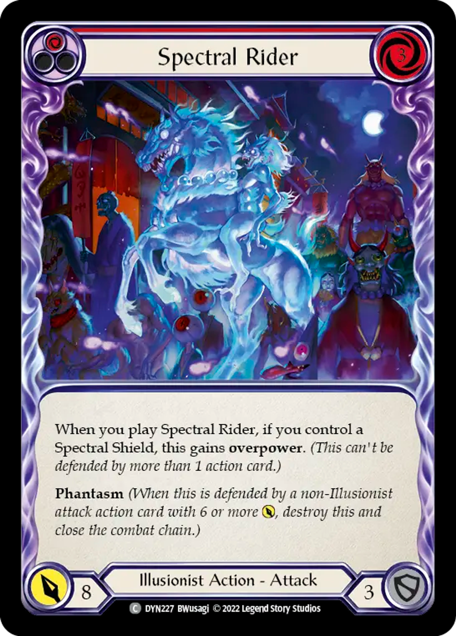 Spectral Rider (Red) — Dynasty — Flesh and Blood