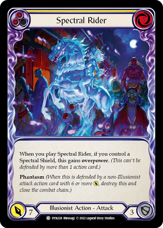 Spectral Rider (Yellow) — Dynasty — Flesh and Blood