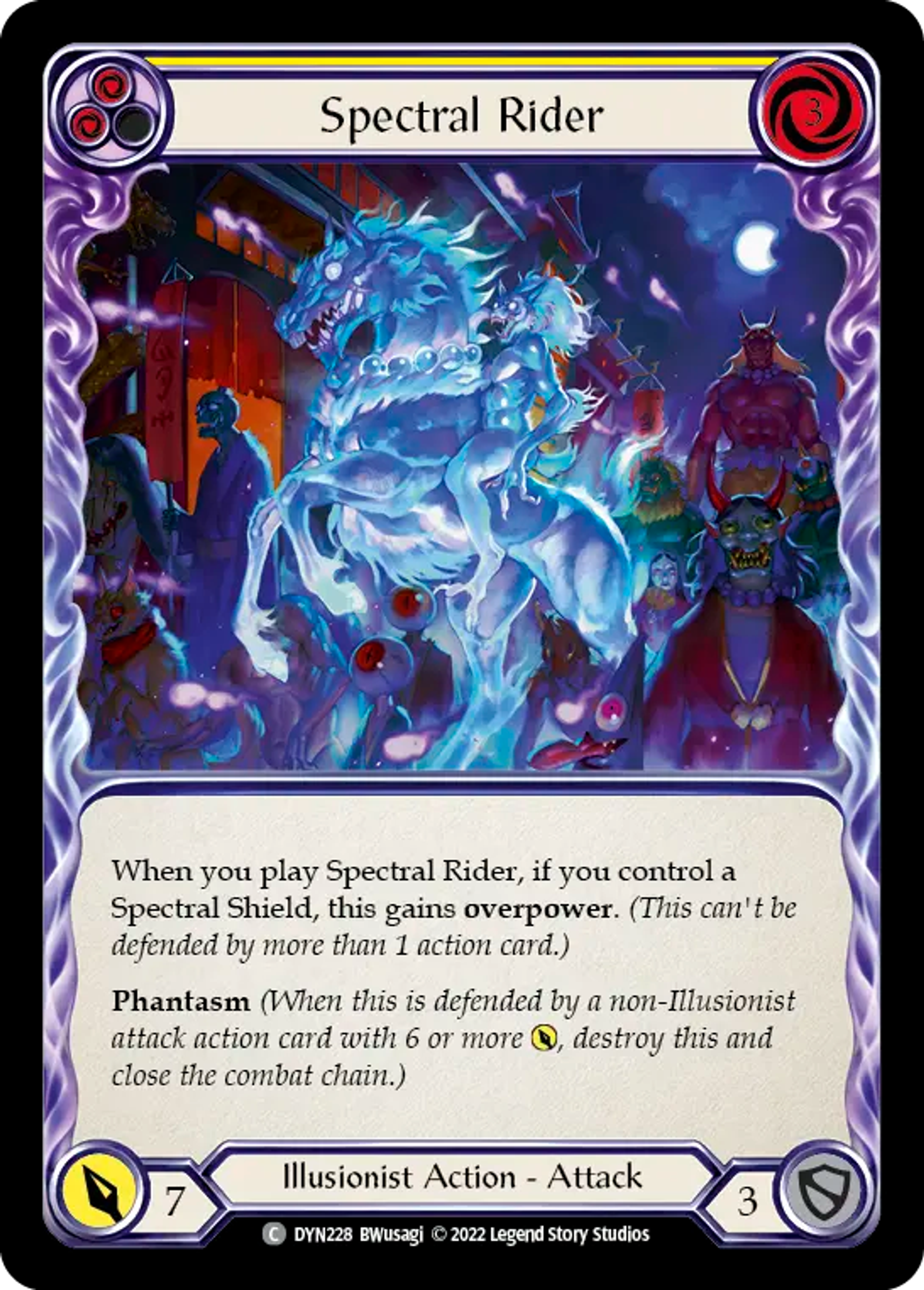 Spectral Rider (Yellow) — Dynasty — Flesh and Blood