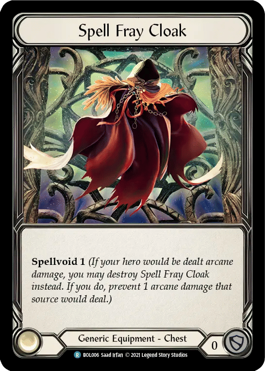 Spell Fray Cloak — Boltyn - Blitz Deck — Flesh and Blood