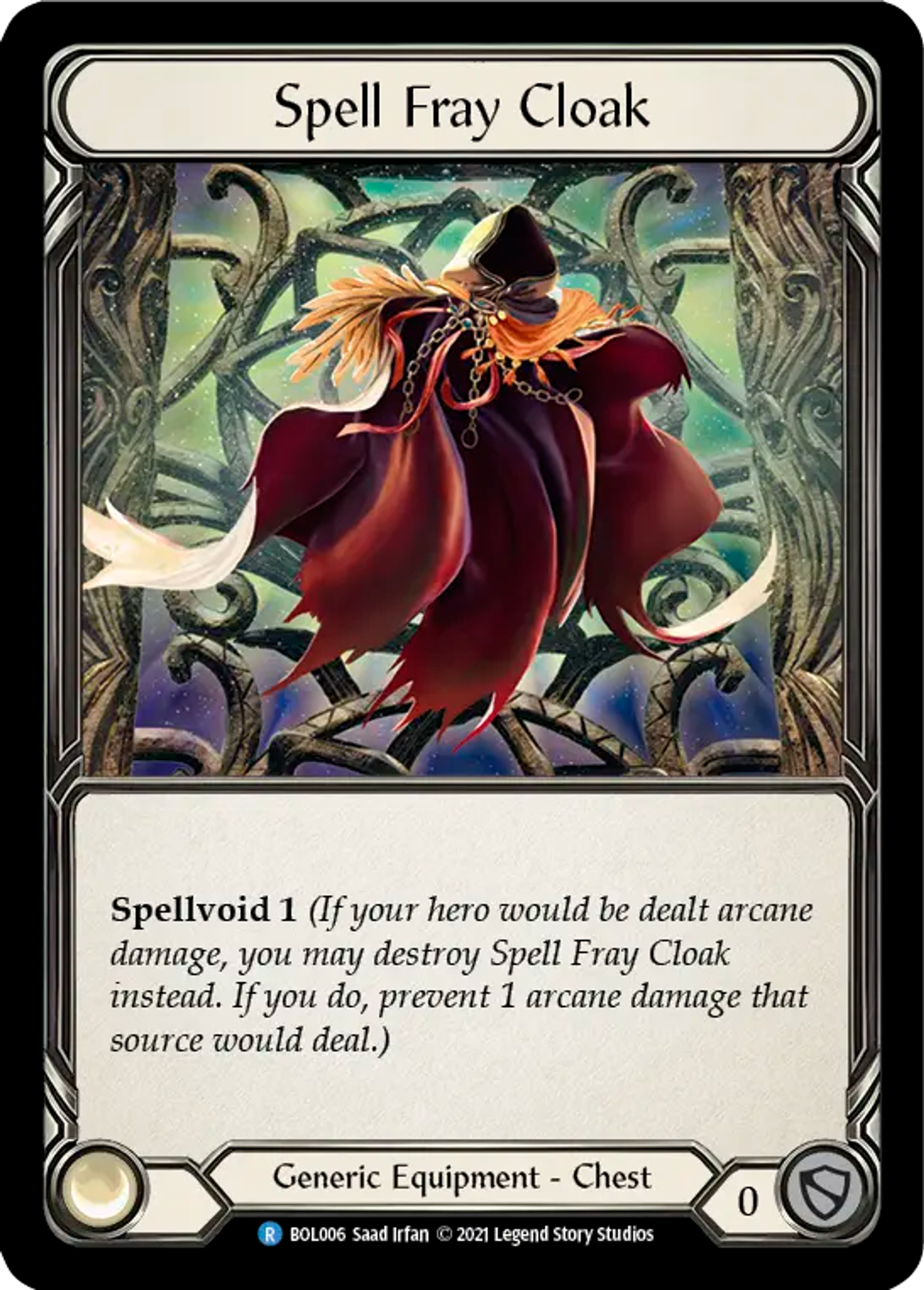 Spell Fray Cloak — Boltyn - Blitz Deck — Flesh and Blood