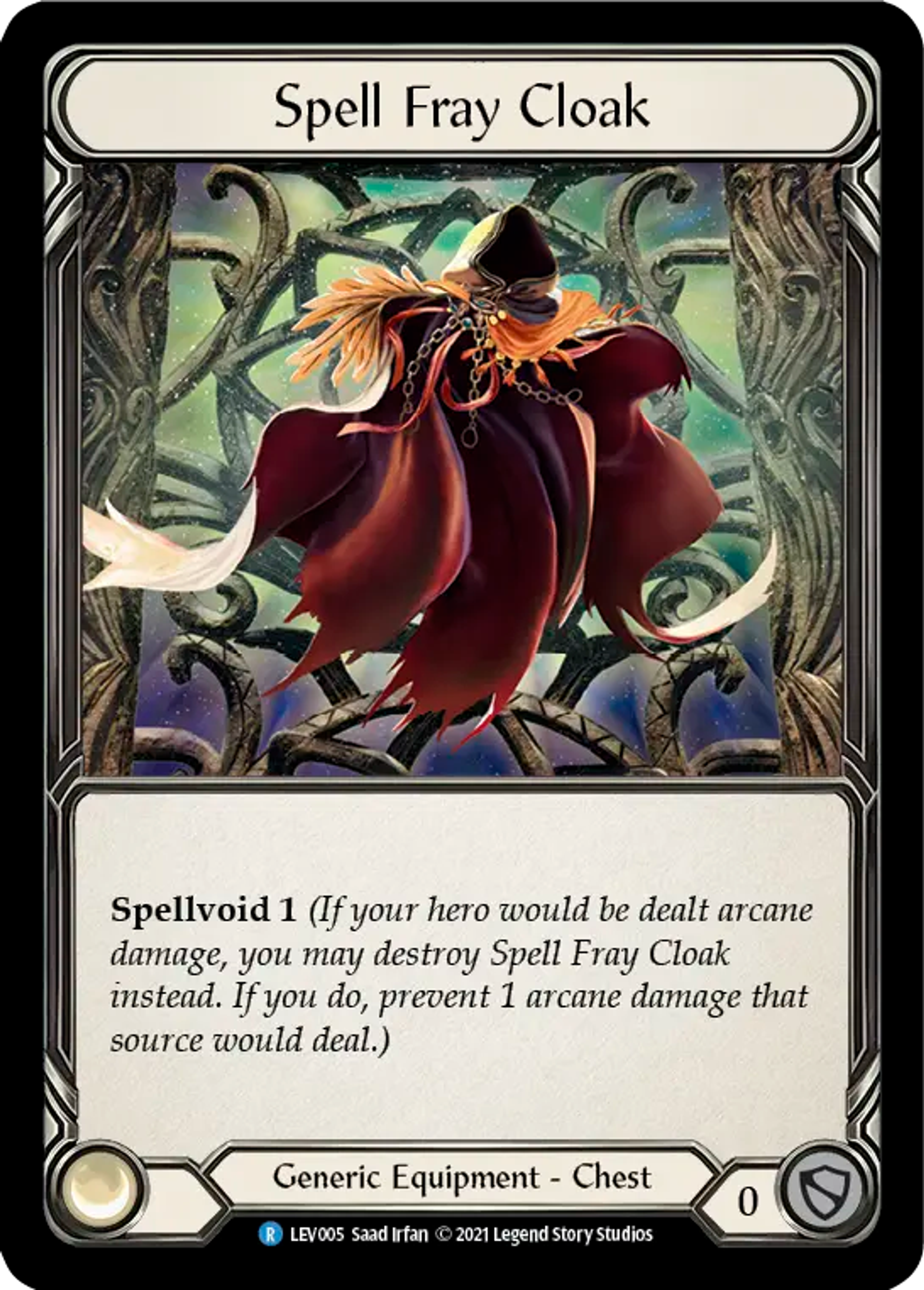 Spell Fray Cloak — Levia - Blitz Deck — Flesh and Blood