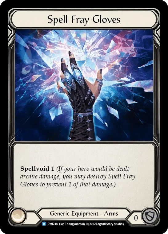 Spell Fray Gloves — Dynasty — Flesh and Blood