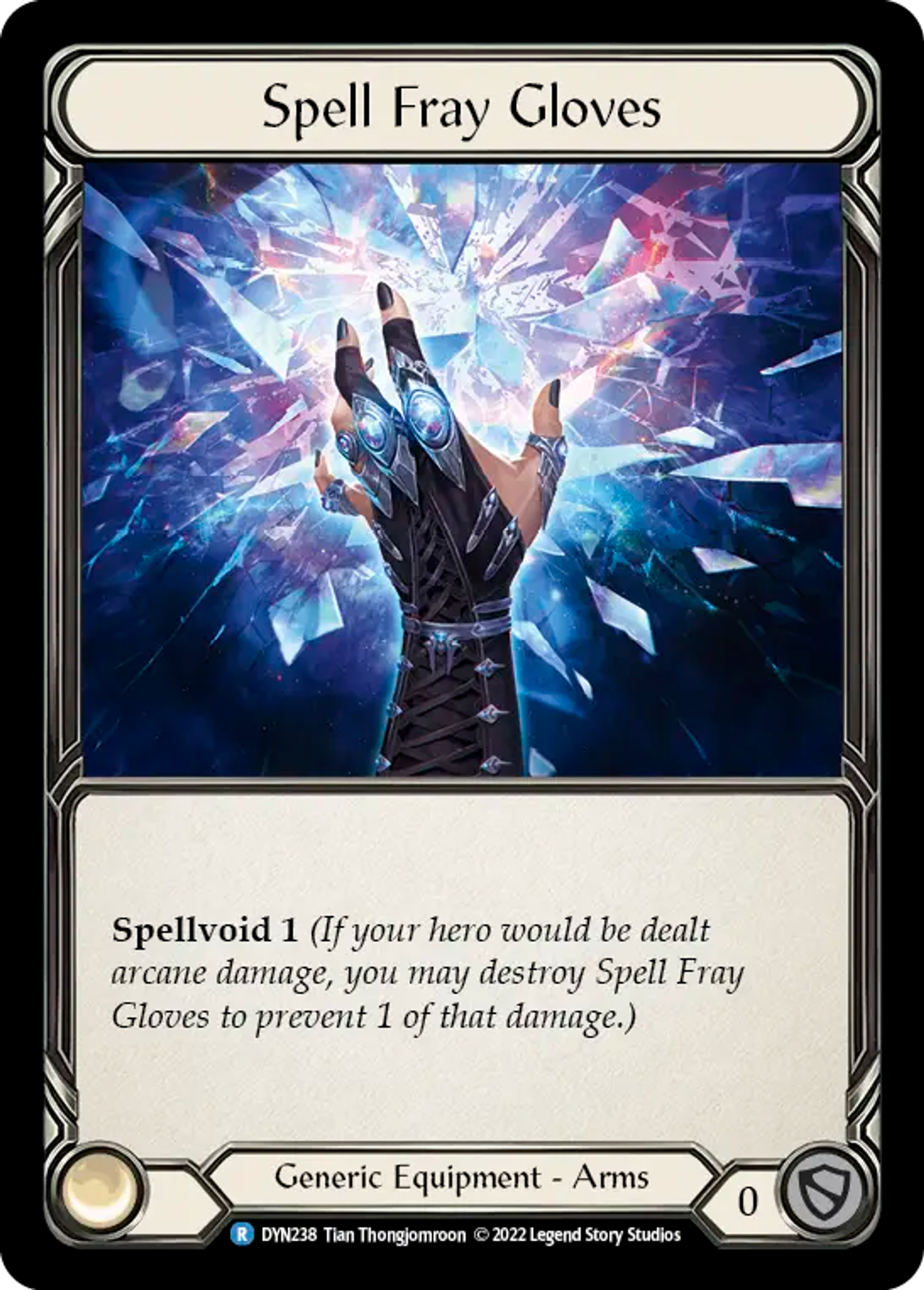 Spell Fray Gloves — Dynasty — Flesh and Blood