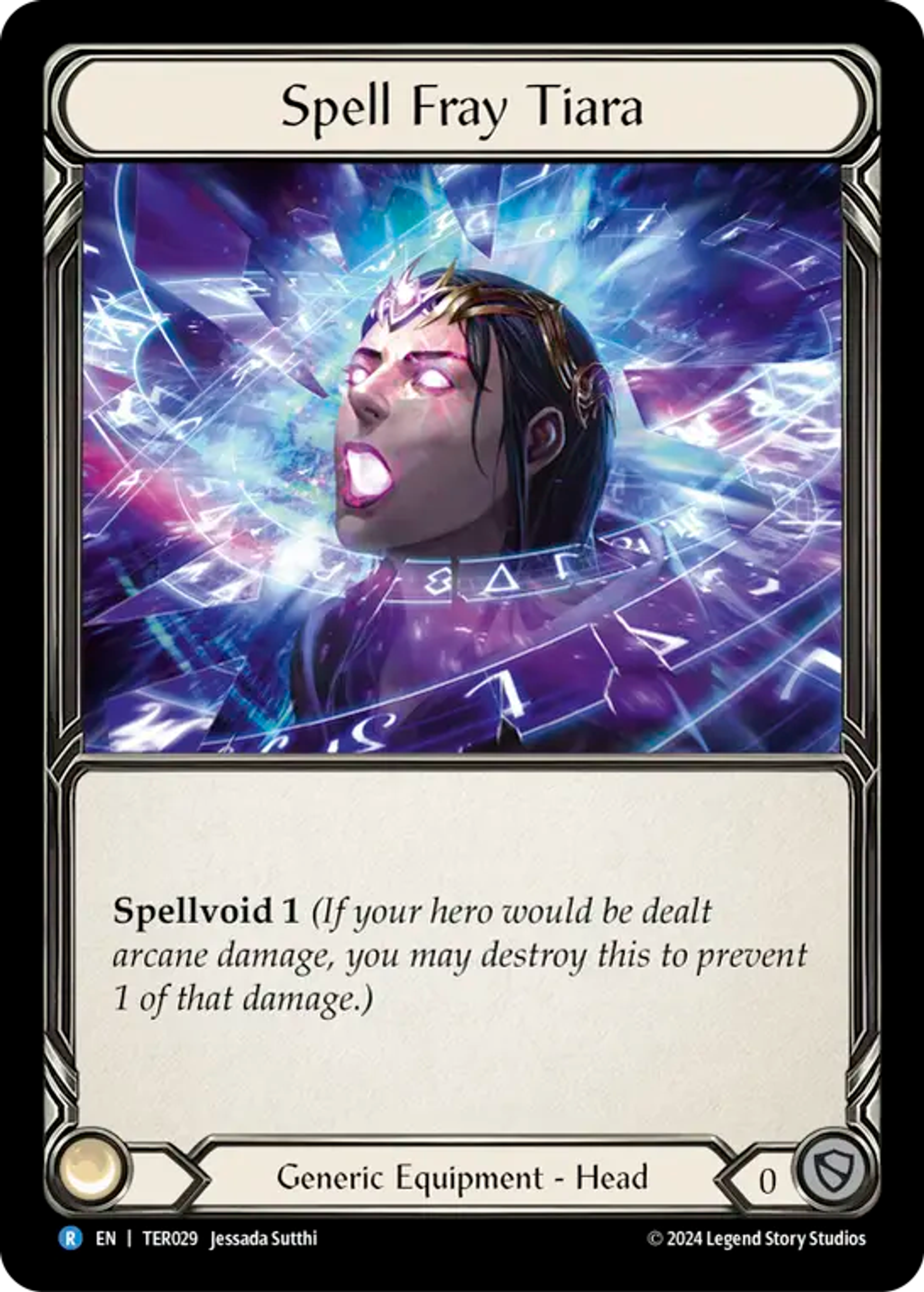 Spell Fray Tiara — 1st Strike - Terra — Flesh and Blood