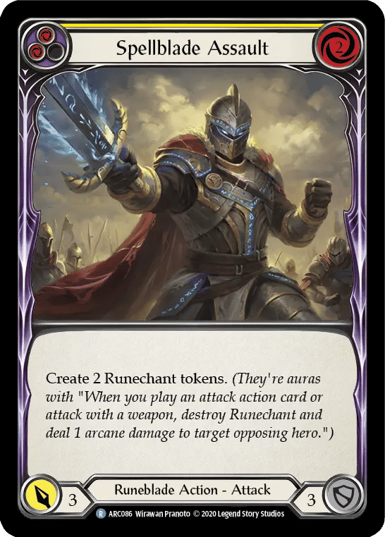 Spellblade Assault (Yellow) — Arcane Rising - Unlimited — Flesh and Blood