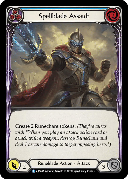 Spellblade Assault (Blue) — Arcane Rising - Unlimited — Flesh and Blood