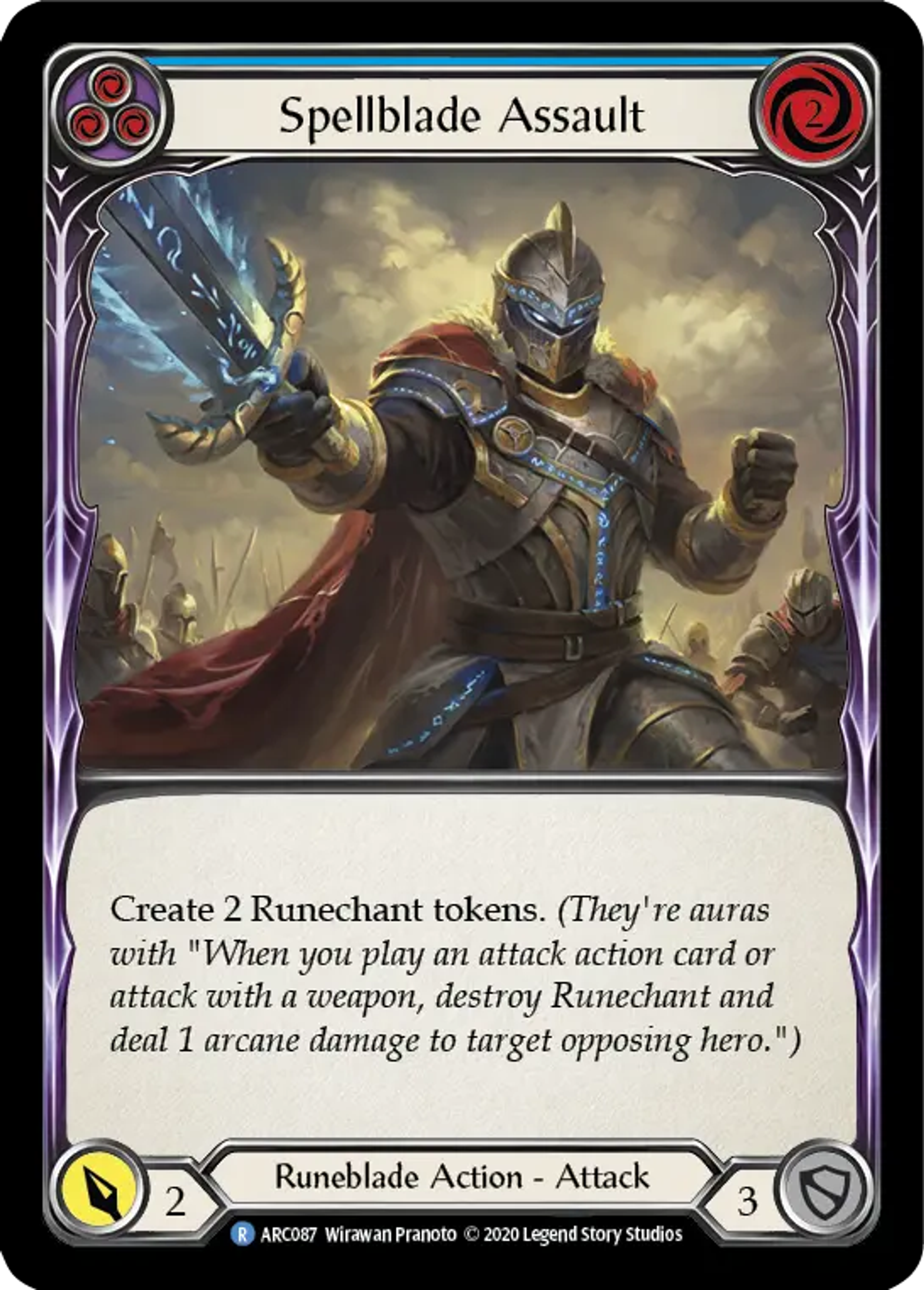 Spellblade Assault (Blue) — Arcane Rising - Unlimited — Flesh and Blood