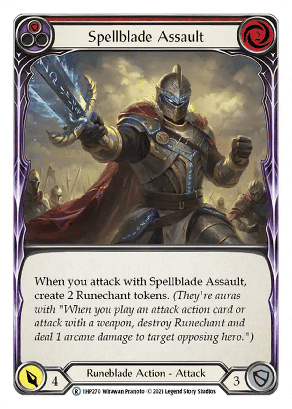 Spellblade Assault (Red) from History Pack 1 - Flesh and Blood