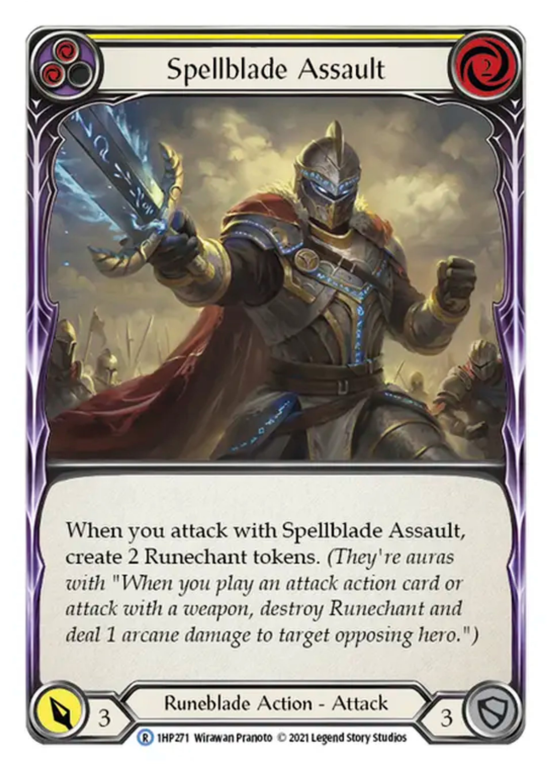 Spellblade Assault (Yellow) — History Pack 1 — Flesh and Blood