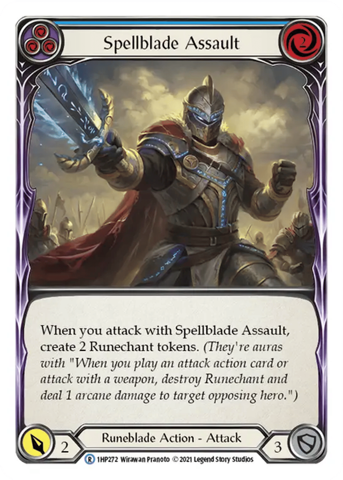Spellblade Assault (Blue) from History Pack 1 - Flesh and Blood