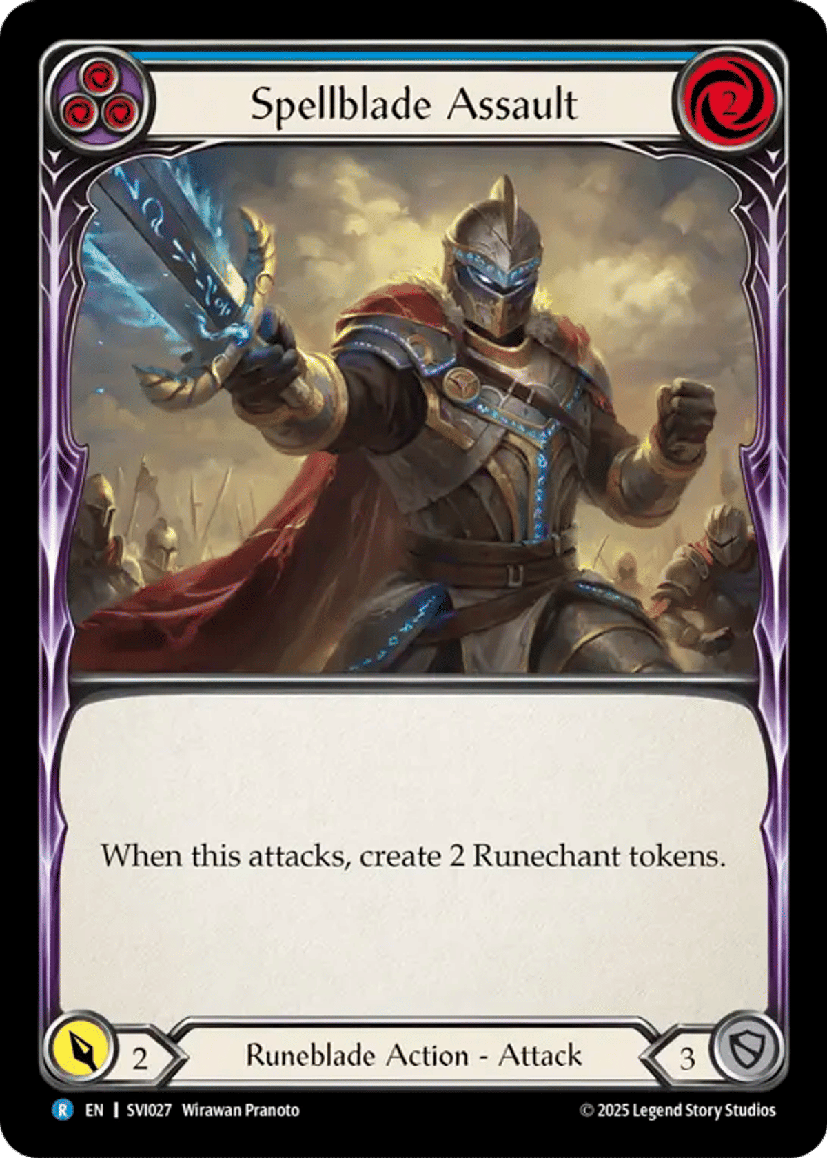 Spellblade Assault (Blue) from Silver Age Chapter 1 - Viserai - Flesh and Blood