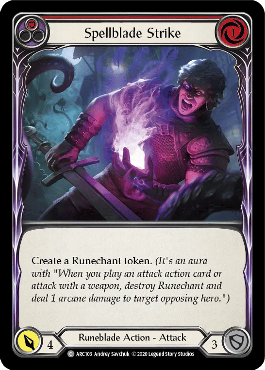 Spellblade Strike (Red) — Arcane Rising - Unlimited — Flesh and Blood