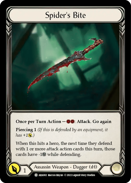 Spider's Bite — Arakni - Blitz Deck — Flesh and Blood