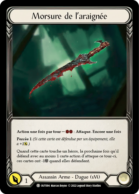 Morsure de l’araignée — Outsiders — Flesh and Blood