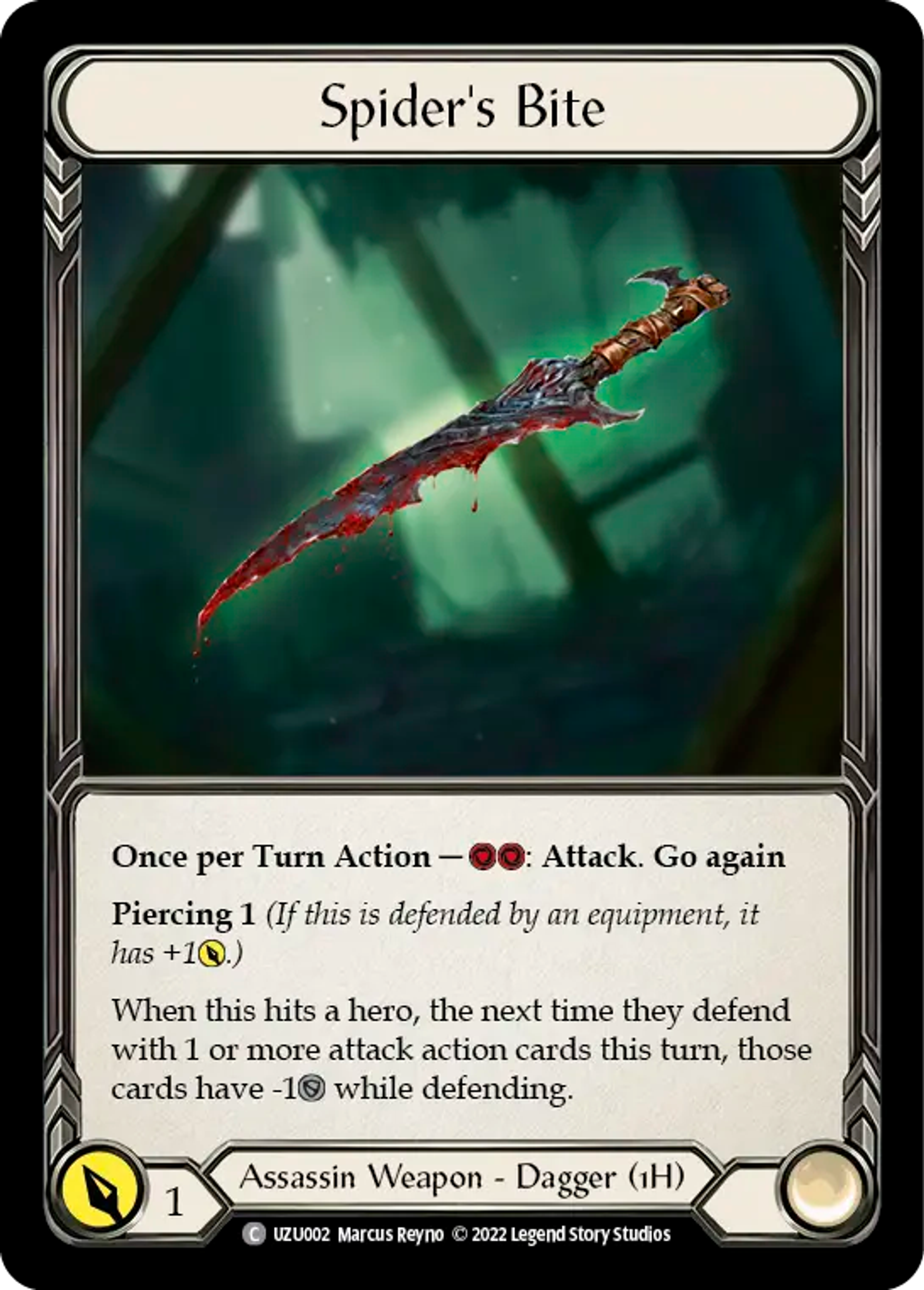 Spider's Bite — Uzuri - Blitz Deck — Flesh and Blood