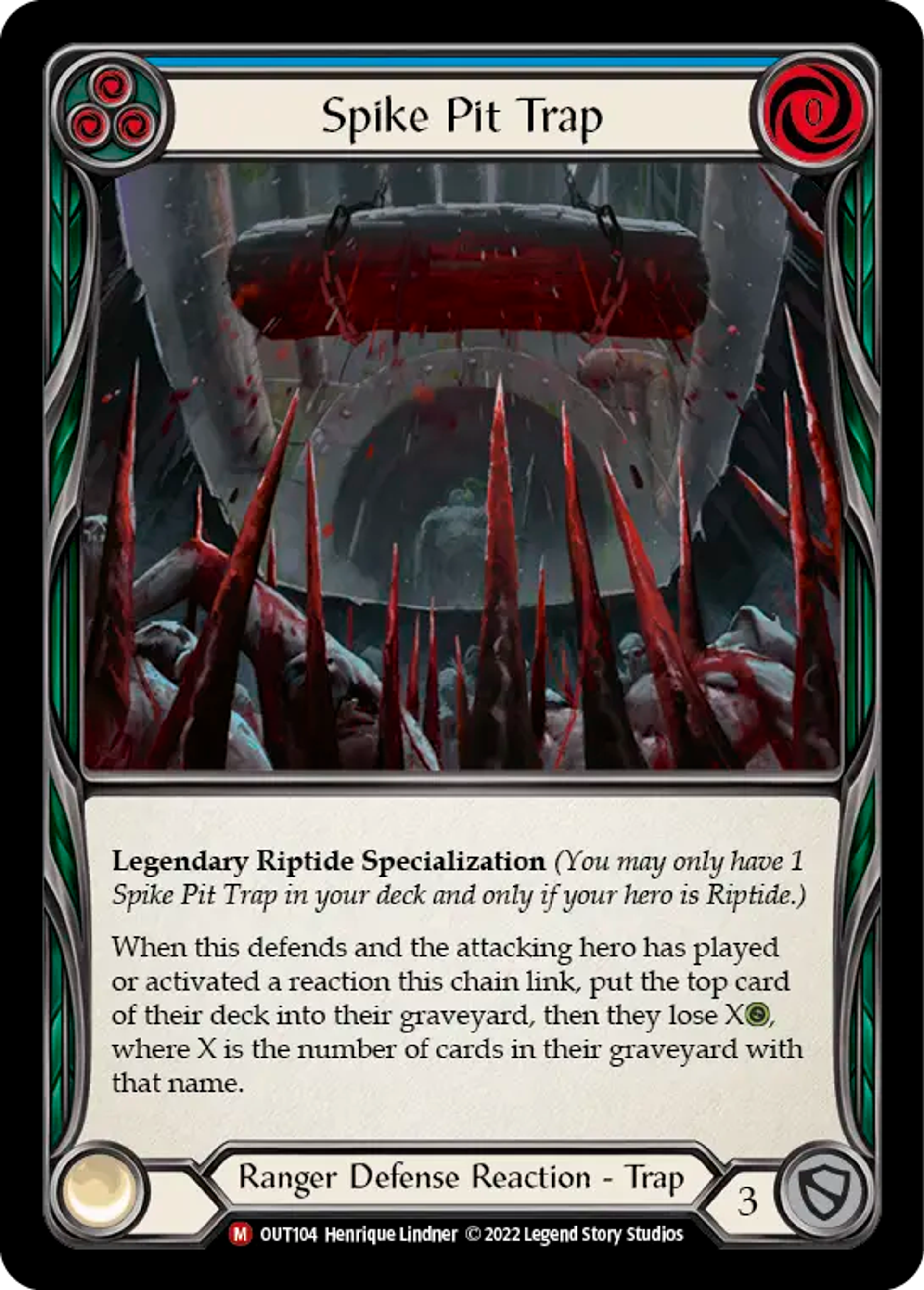 Spike Pit Trap — Outsiders — Flesh and Blood