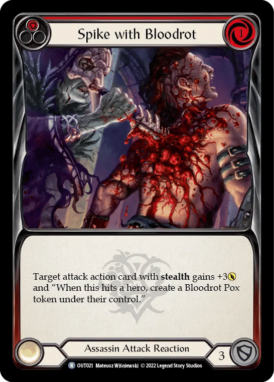 Spike with Bloodrot (Red) — Outsiders — Flesh and Blood