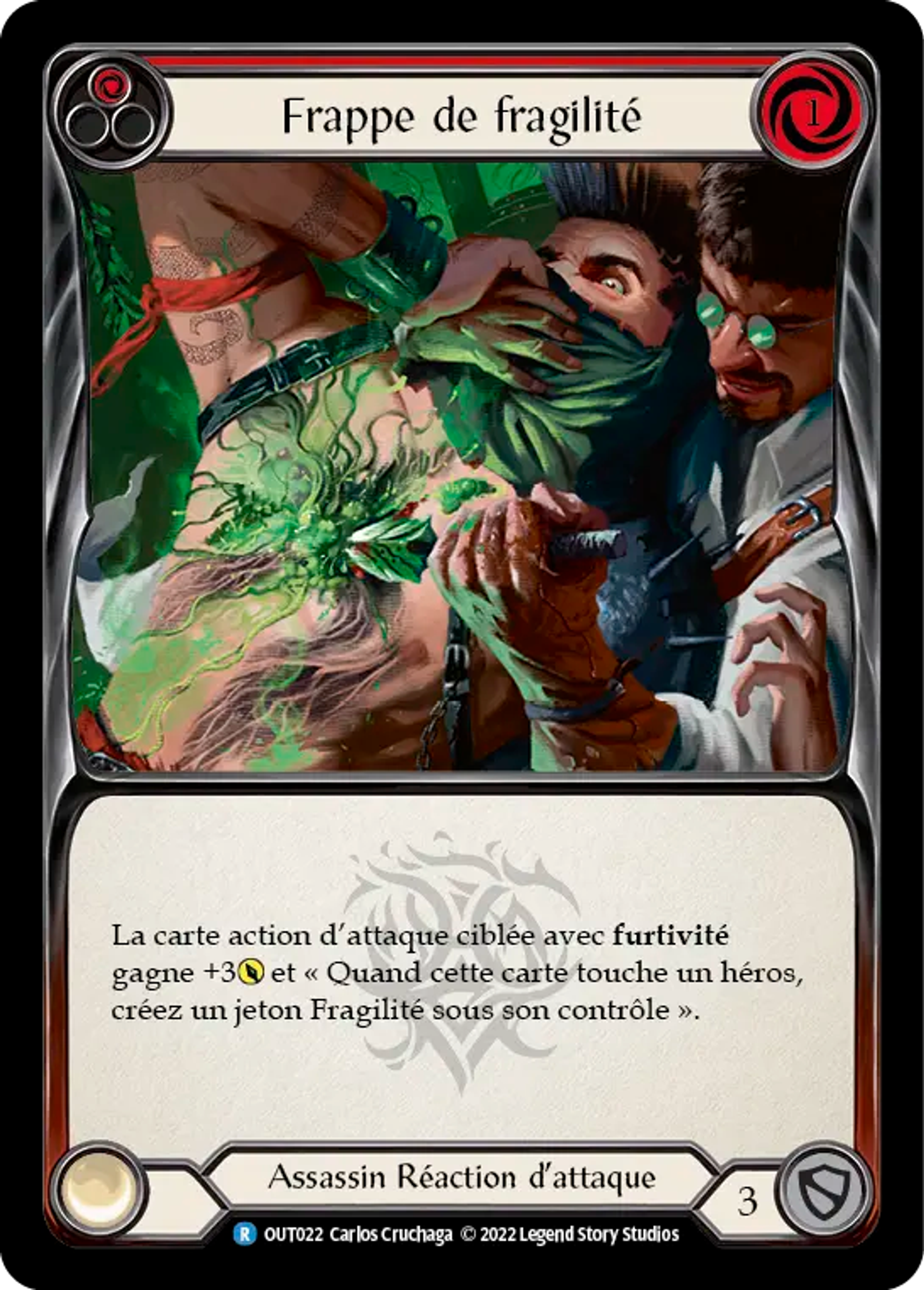 Frappe de fragilité — Outsiders — Flesh and Blood